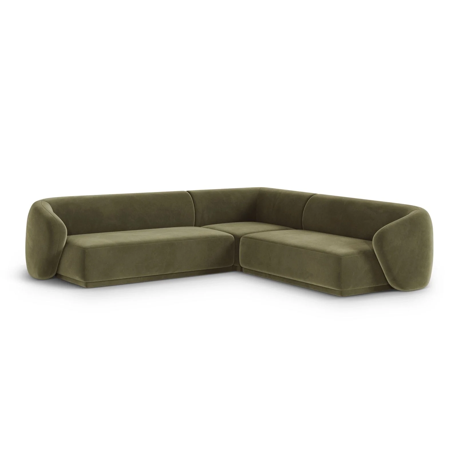 Gomera 5-Sitzer Ecksofa, symmetrisch, aus Samt, 256x256x74 cm - Image 13