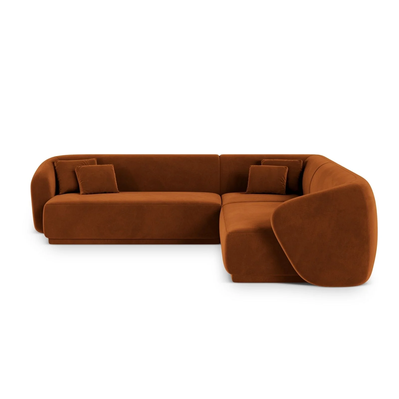 Gomera 5-Sitzer Ecksofa, symmetrisch, aus Samt, 256x256x74 cm - Image 27