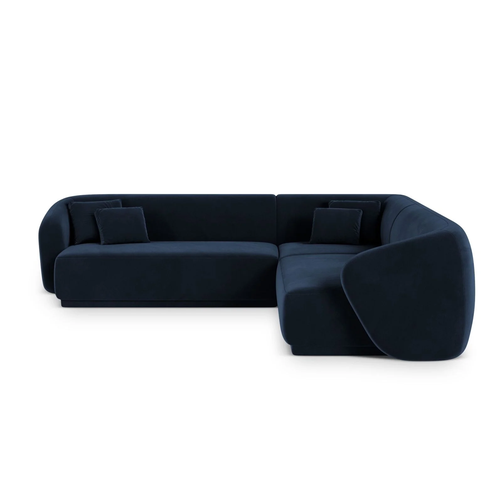 Gomera 5-Sitzer Ecksofa, symmetrisch, aus Samt, 256x256x74 cm - Image 9