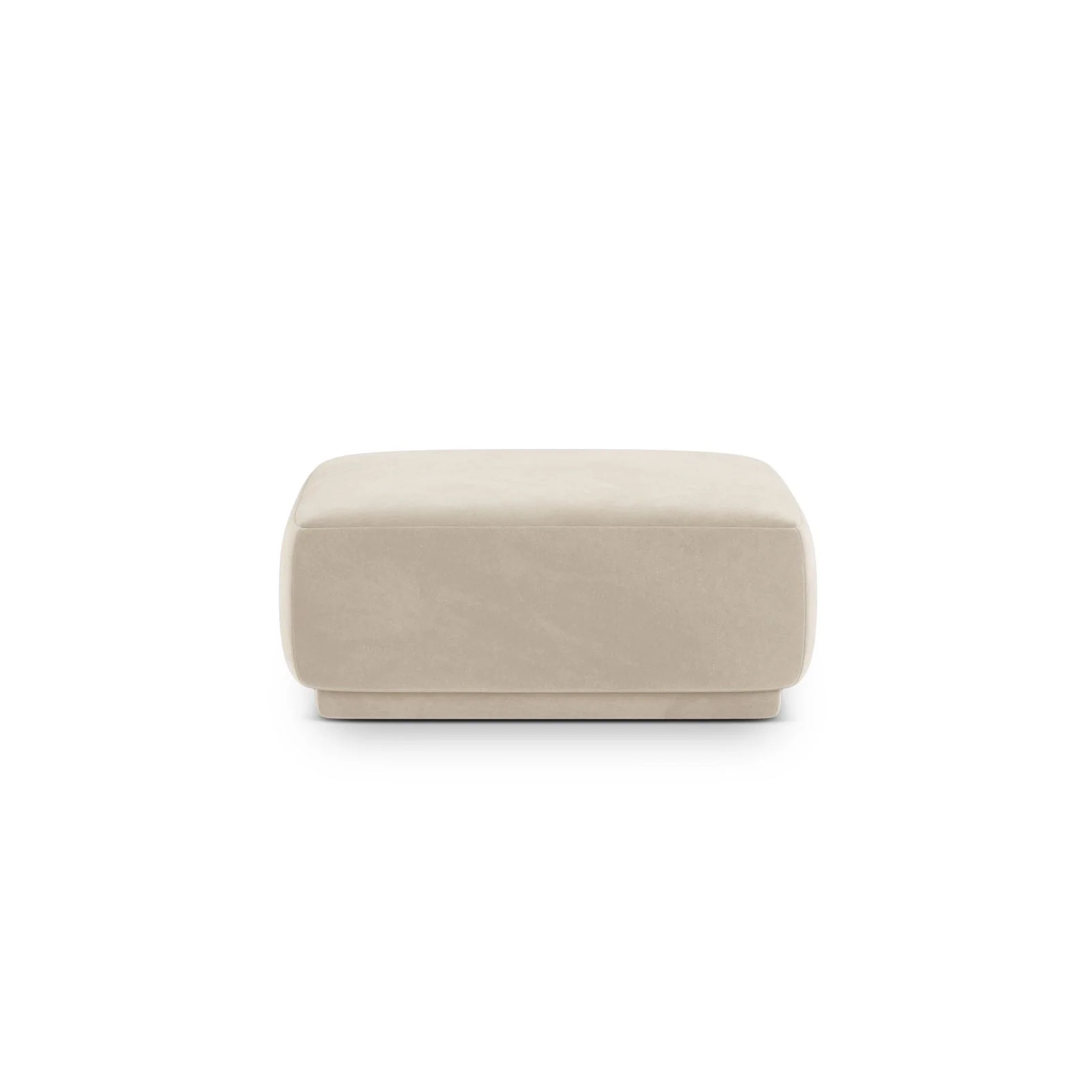 Gomera Pouf aus Samt, 90x90x42 cm