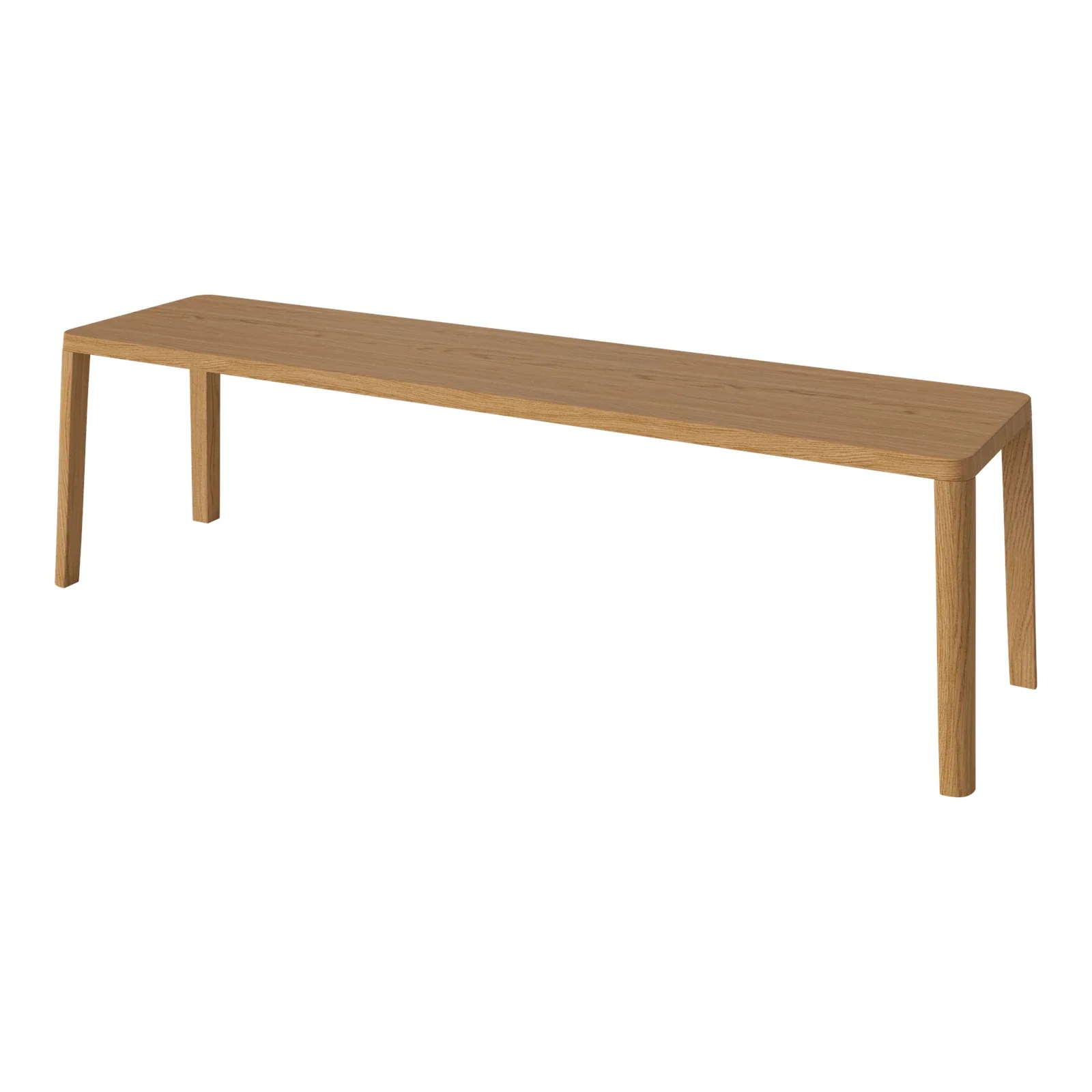 Graceful Bank aus massiver Eiche 180 cm - 30 mm - Image 3