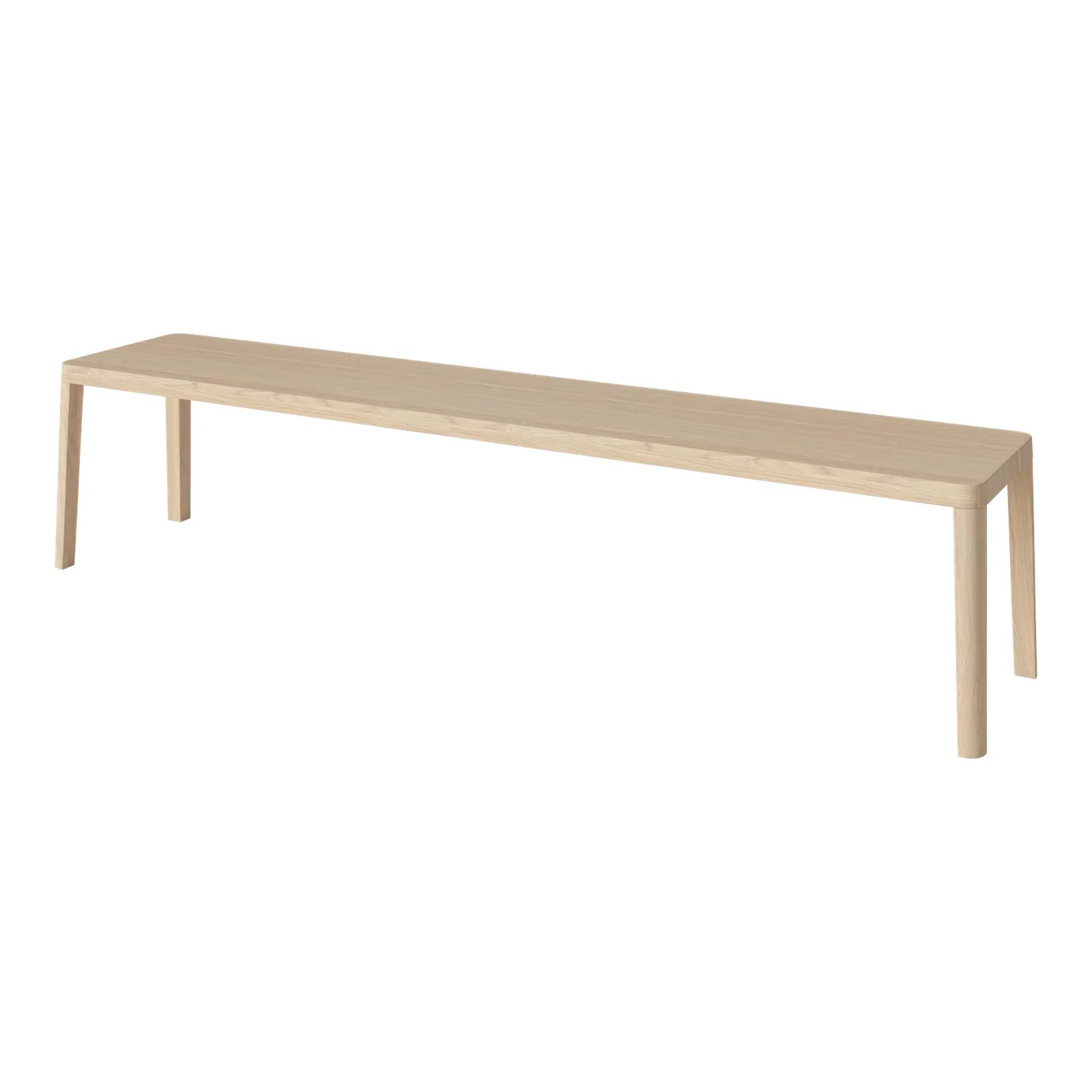 Graceful Bank aus massiver Eiche 200 cm - 40 mm - Image 7