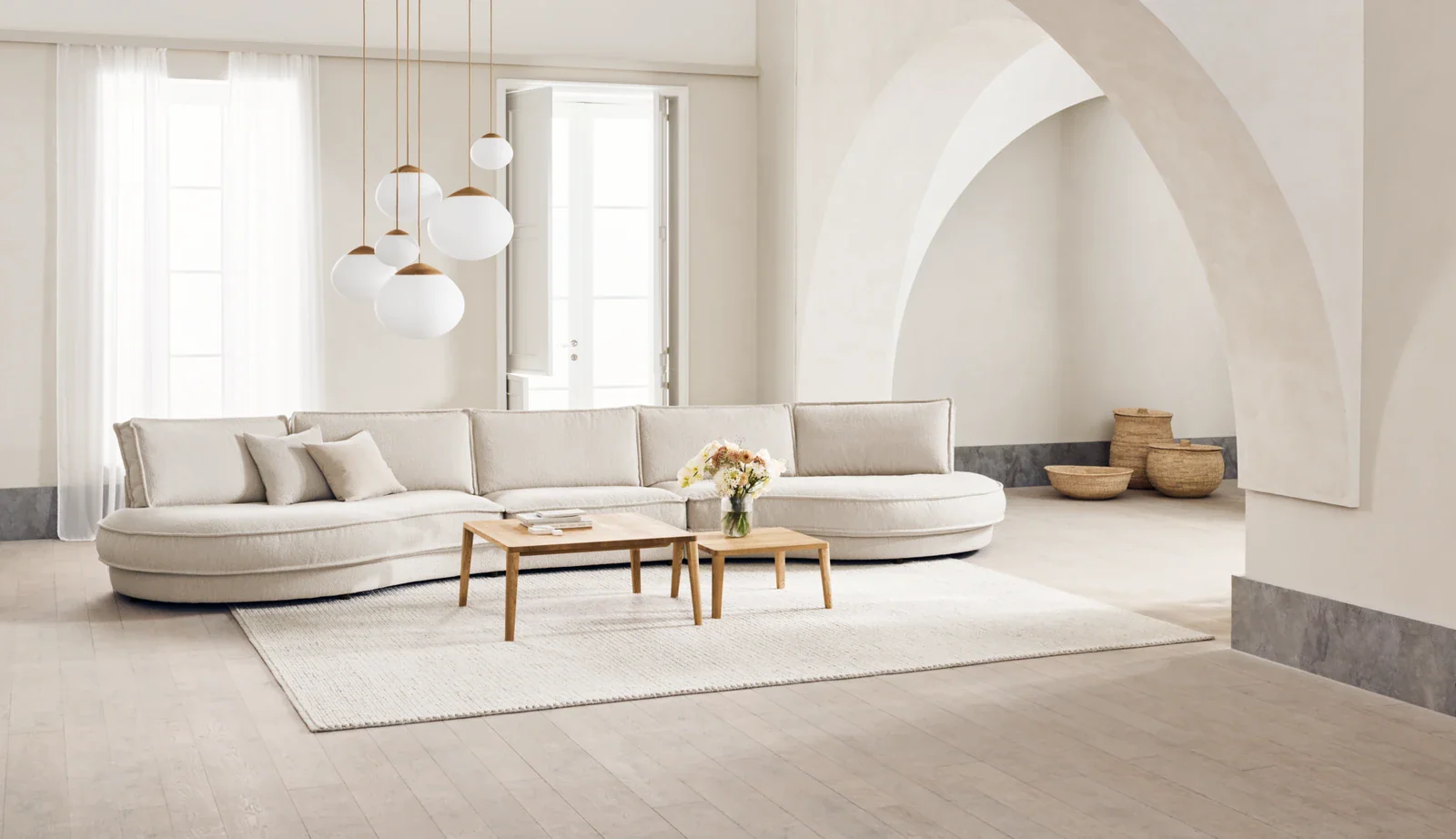 Graceful Couchtisch aus massiver Eiche 90 x 90 x H32 cm - Image 2