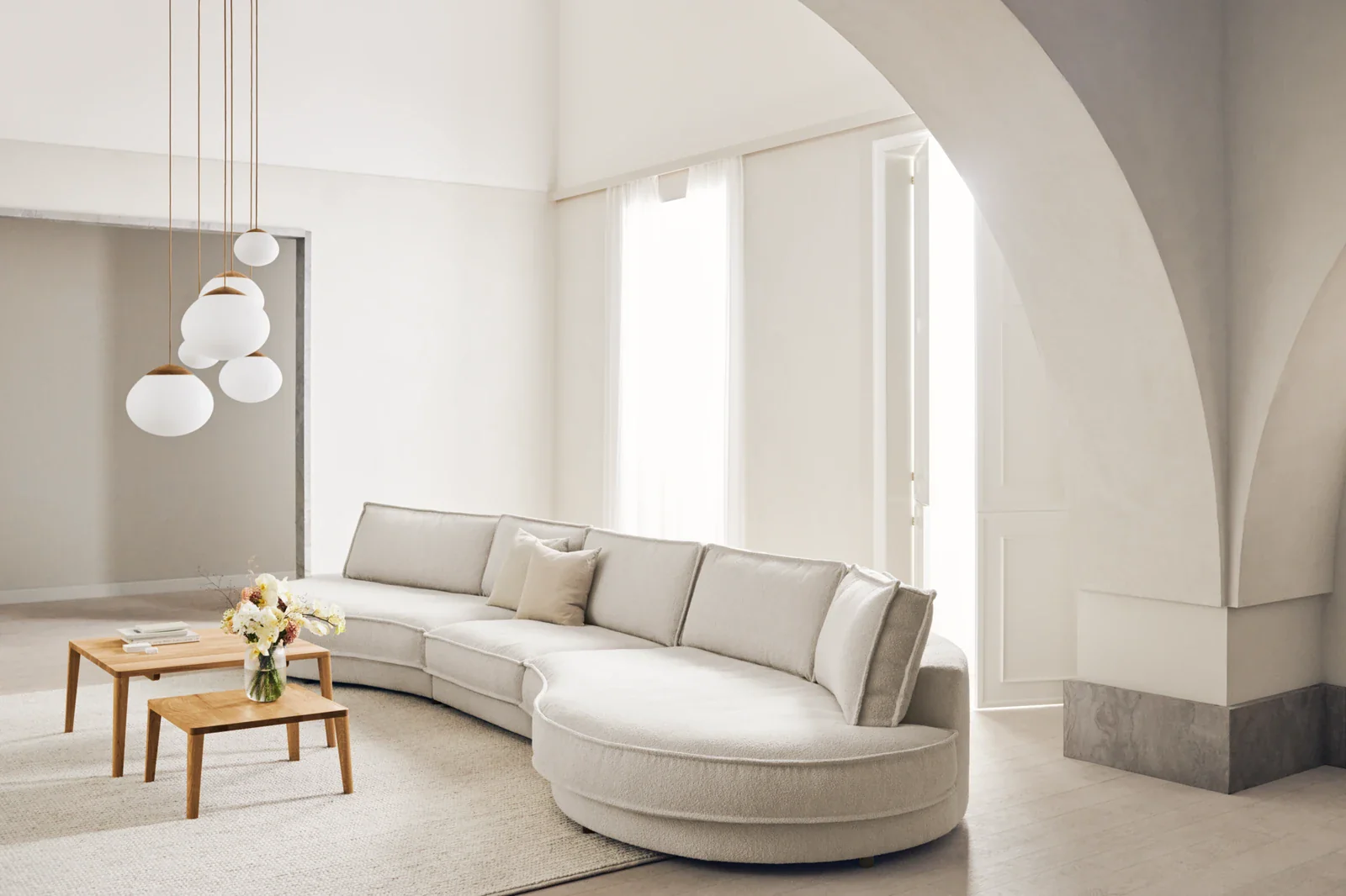 Graceful Couchtisch aus massiver Eiche 90 x 90 x H32 cm - Image 4