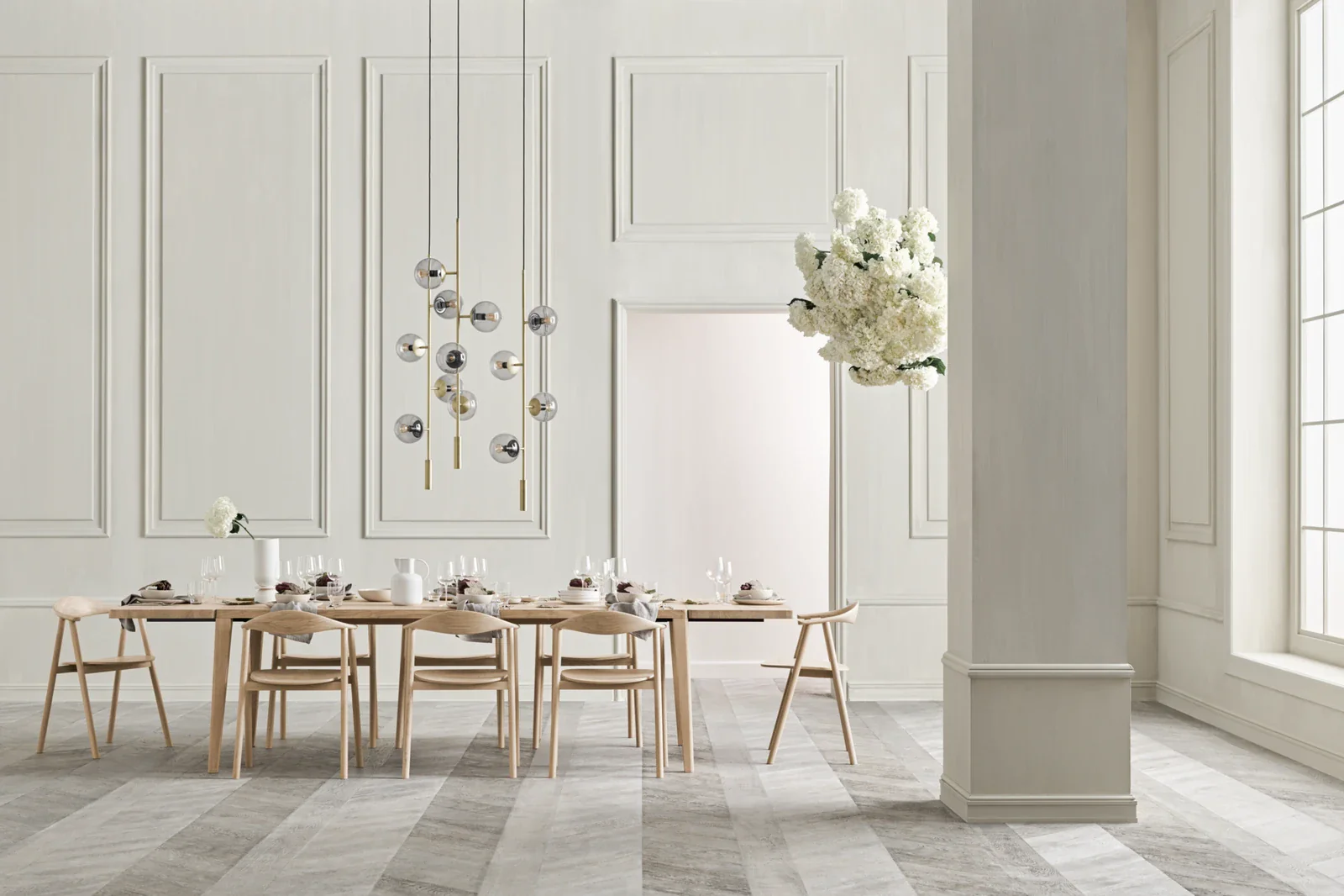 Graceful Esstisch aus Eiche / Furnier 200 x 95 cm - 30 mm - Image 8