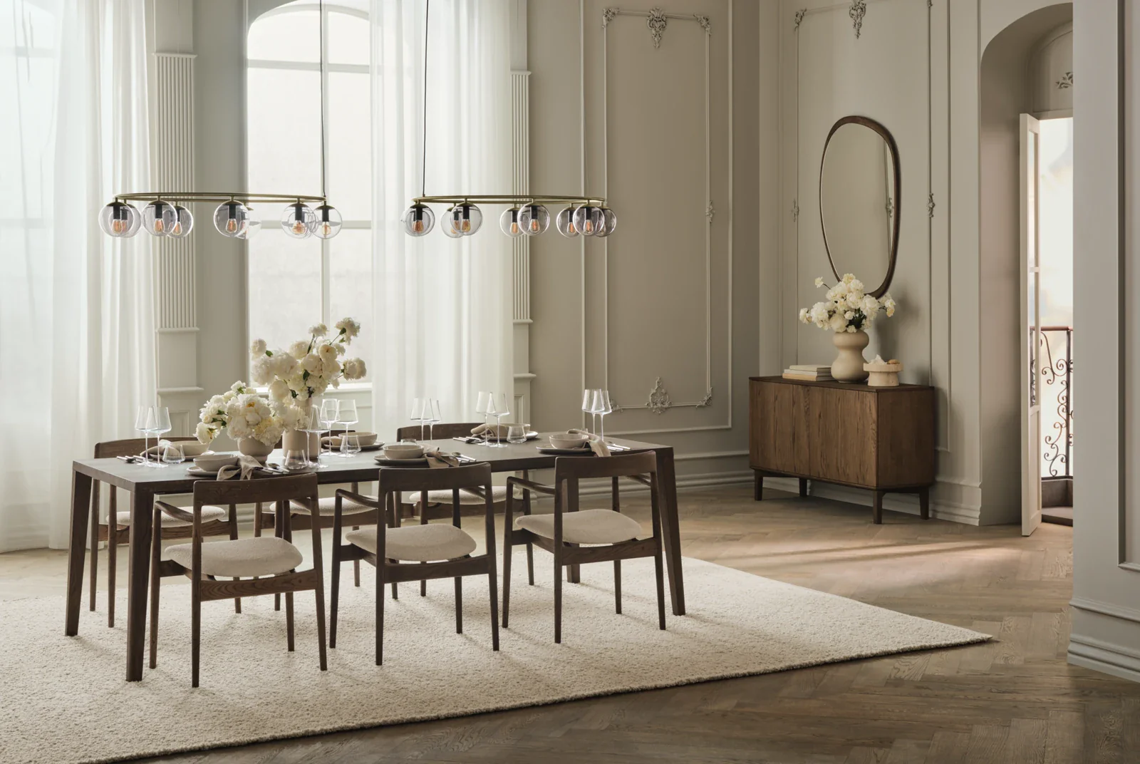 Graceful Esstisch aus massiver Eiche 160 x 95 cm - 30 mm - Image 2