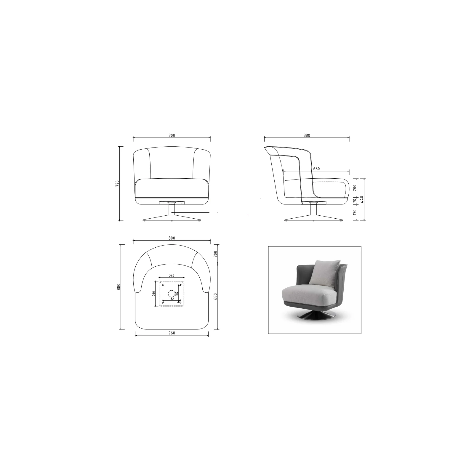 GREGORIO Dreh-Loungesessel - Image 9