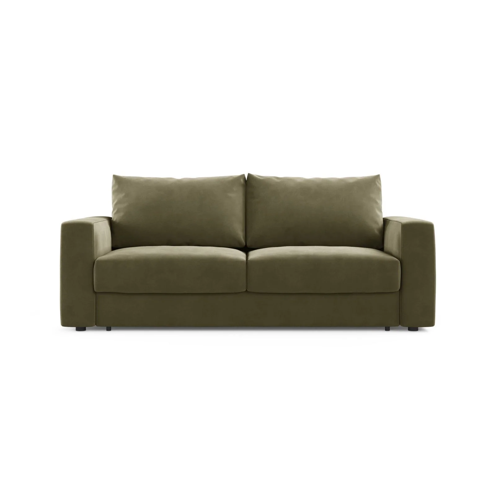 Grena 3-Sitzer Sofa mit Schlaffunktion, ausklappbar, aus Samt oder Strukturstoff, 205x100 cm - Image 25