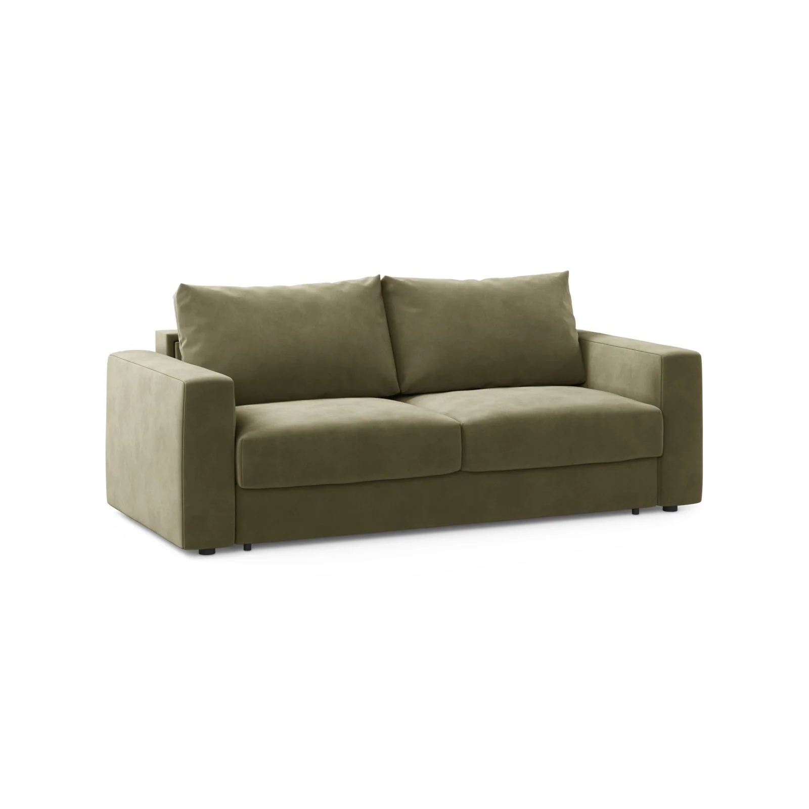 Grena 3-Sitzer Sofa mit Schlaffunktion, ausklappbar, aus Samt oder Strukturstoff, 205x100 cm - Image 27