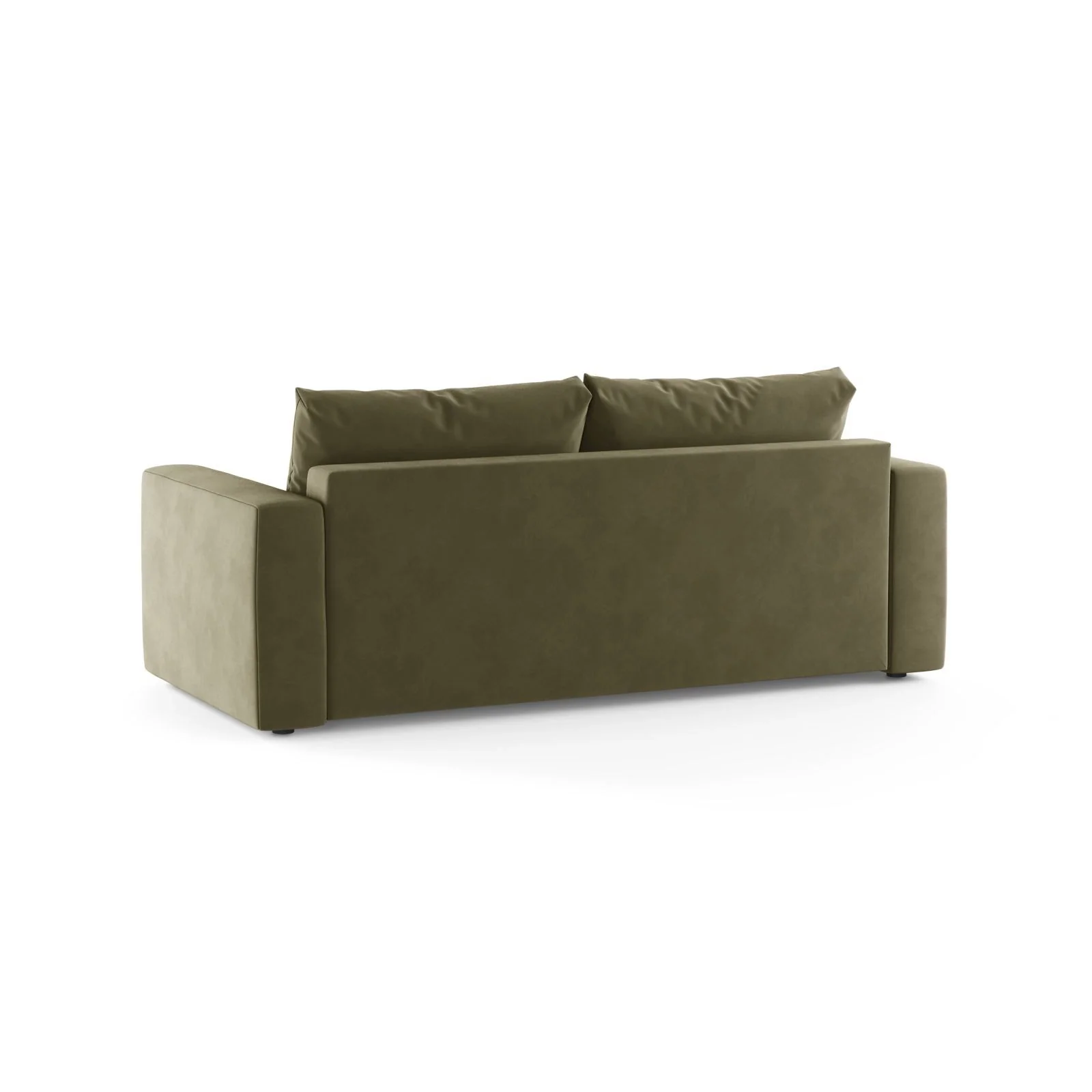 Grena 3-Sitzer Sofa mit Schlaffunktion, ausklappbar, aus Samt oder Strukturstoff, 205x100 cm - Image 29