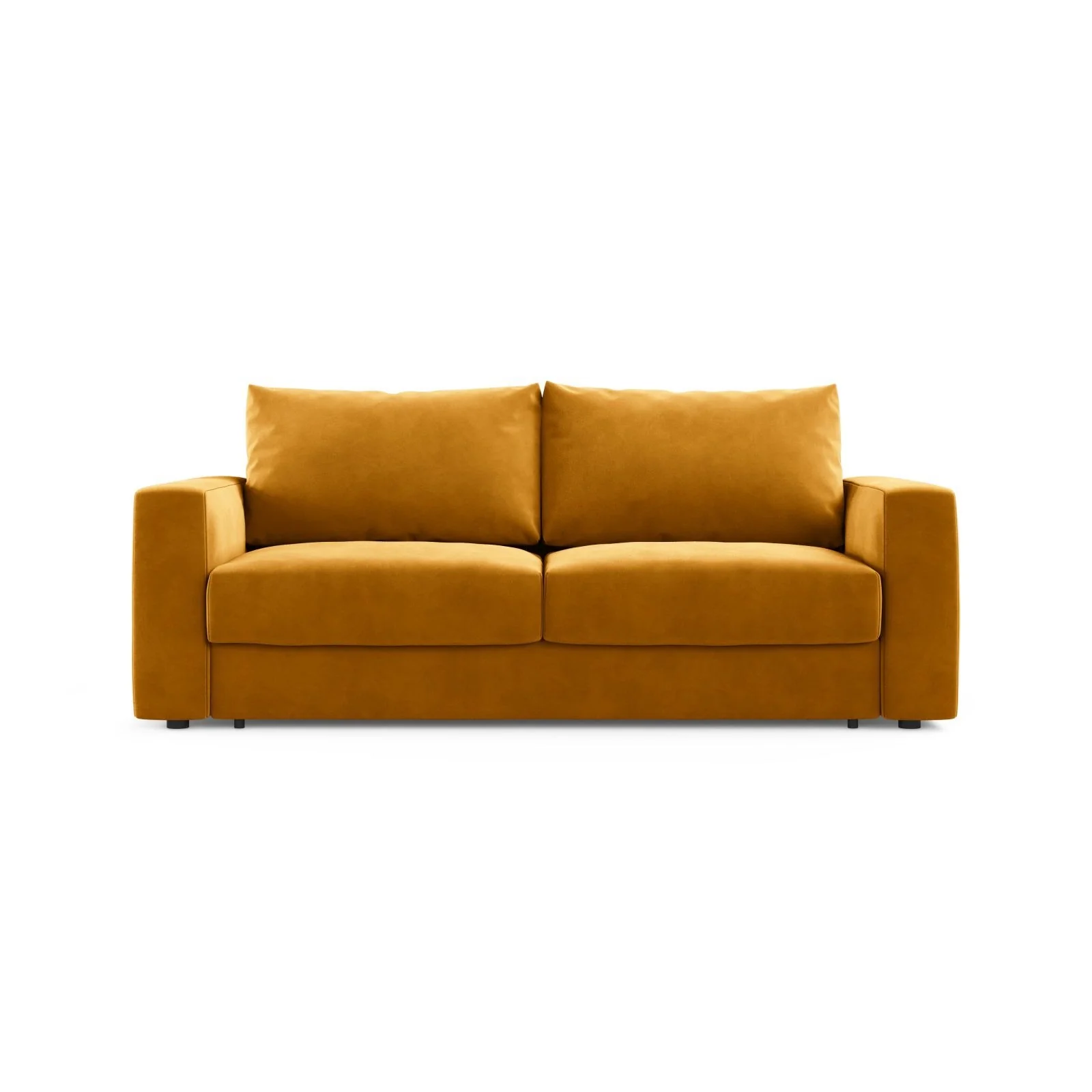 Grena 3-Sitzer Sofa mit Schlaffunktion, ausklappbar, aus Samt oder Strukturstoff, 205x100 cm - Image 31