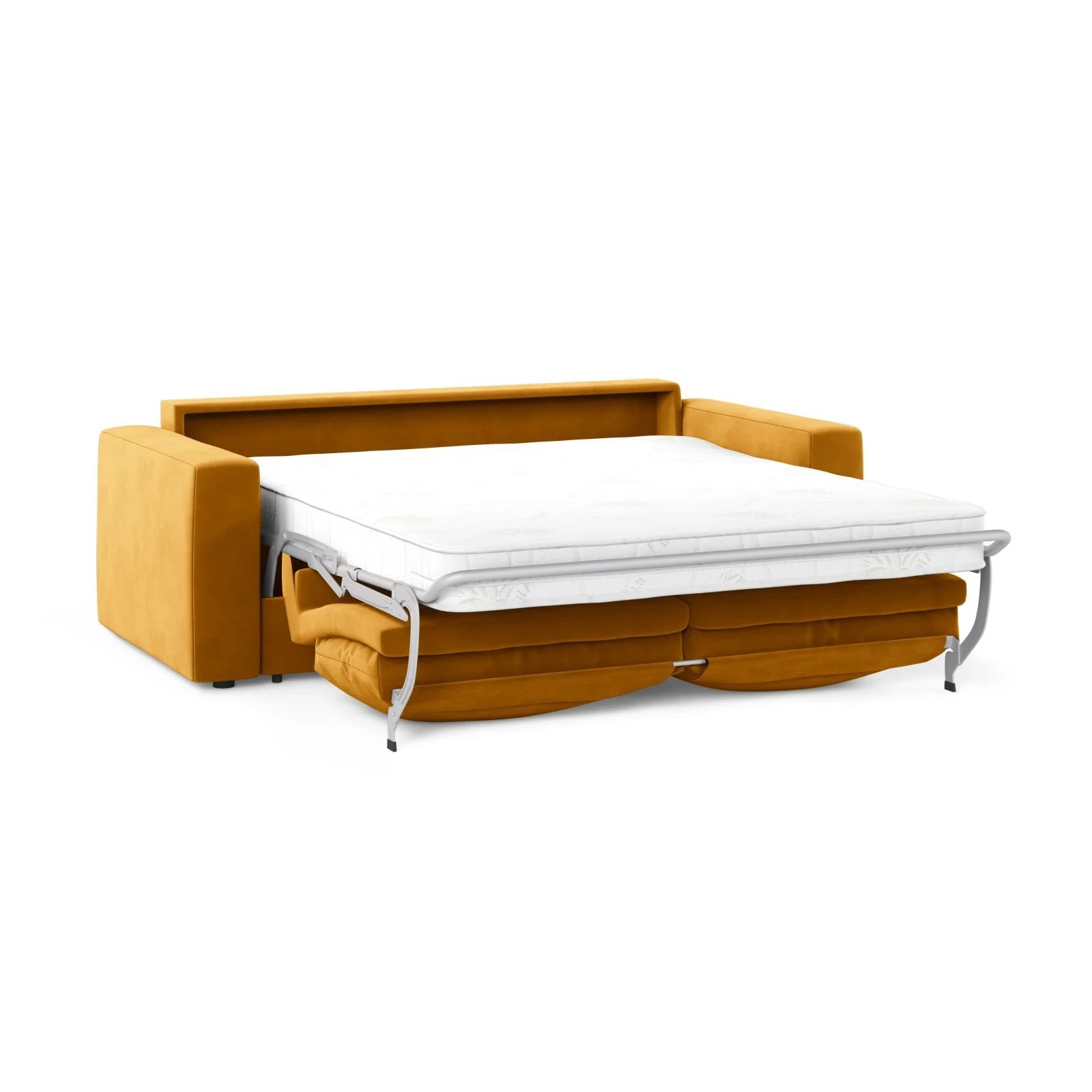 Grena 3-Sitzer Sofa mit Schlaffunktion, ausklappbar, aus Samt oder Strukturstoff, 205x100 cm - Image 34