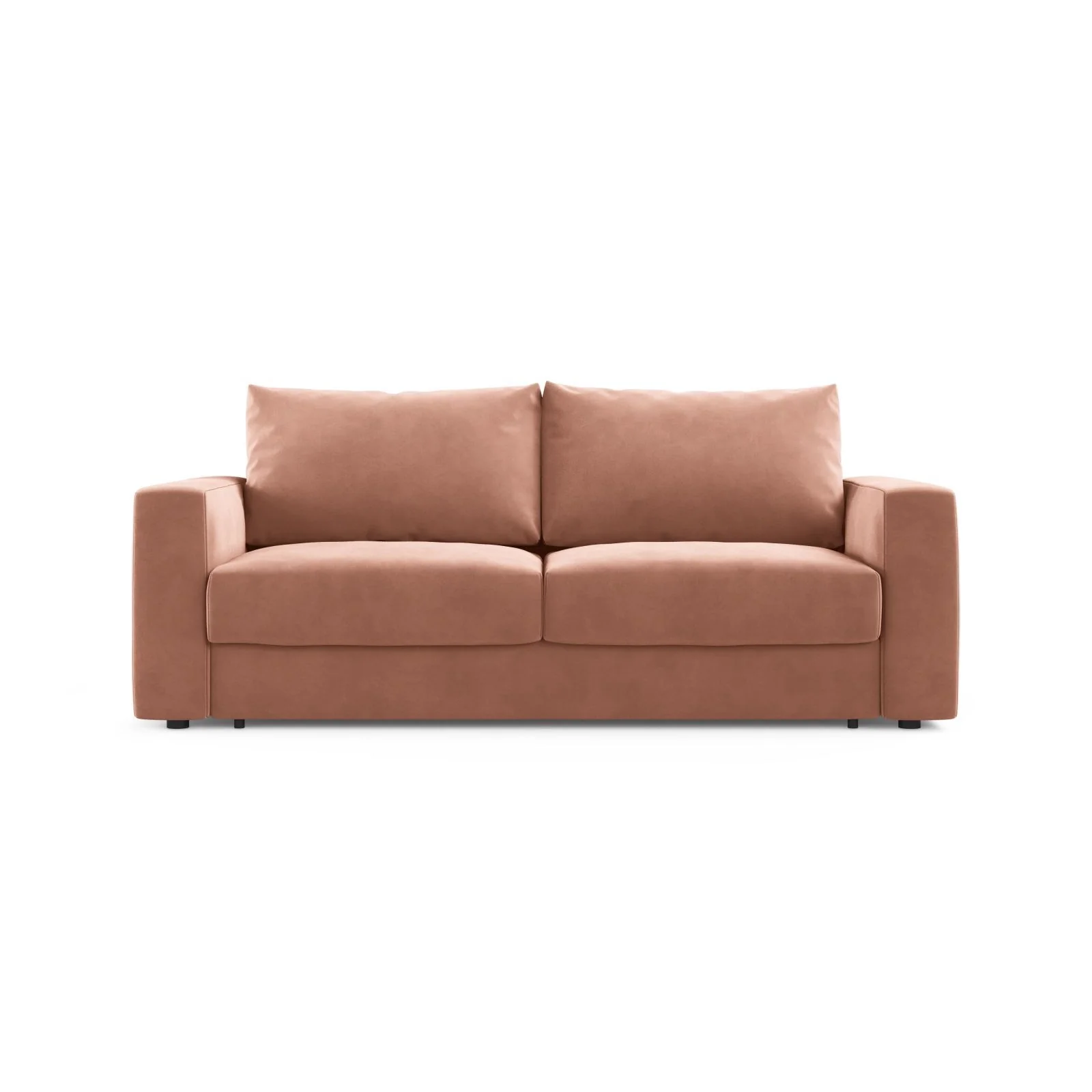 Grena 3-Sitzer Sofa mit Schlaffunktion, ausklappbar, aus Samt oder Strukturstoff, 205x100 cm - Image 37
