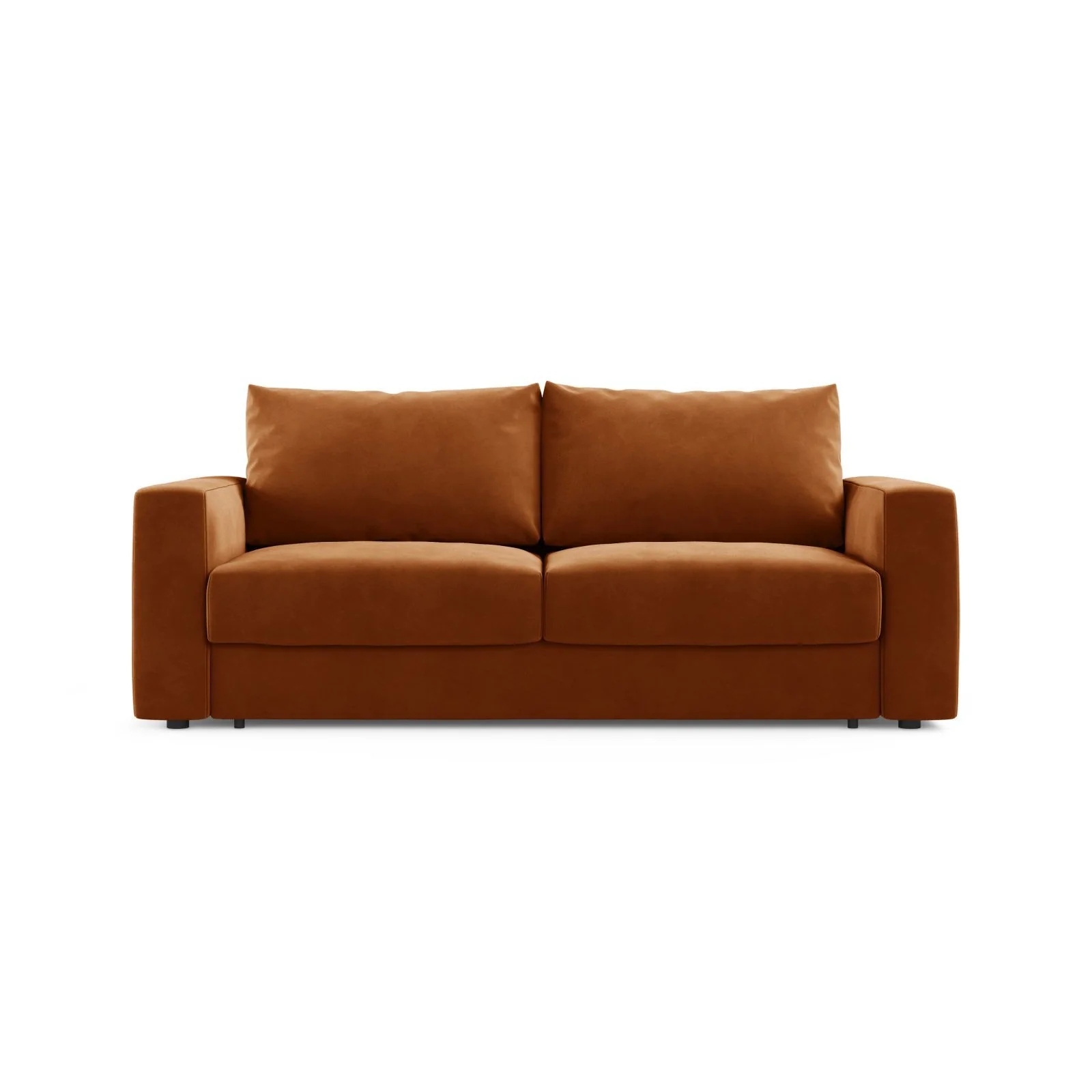 Grena 3-Sitzer Sofa mit Schlaffunktion, ausklappbar, aus Samt oder Strukturstoff, 205x100 cm - Image 43