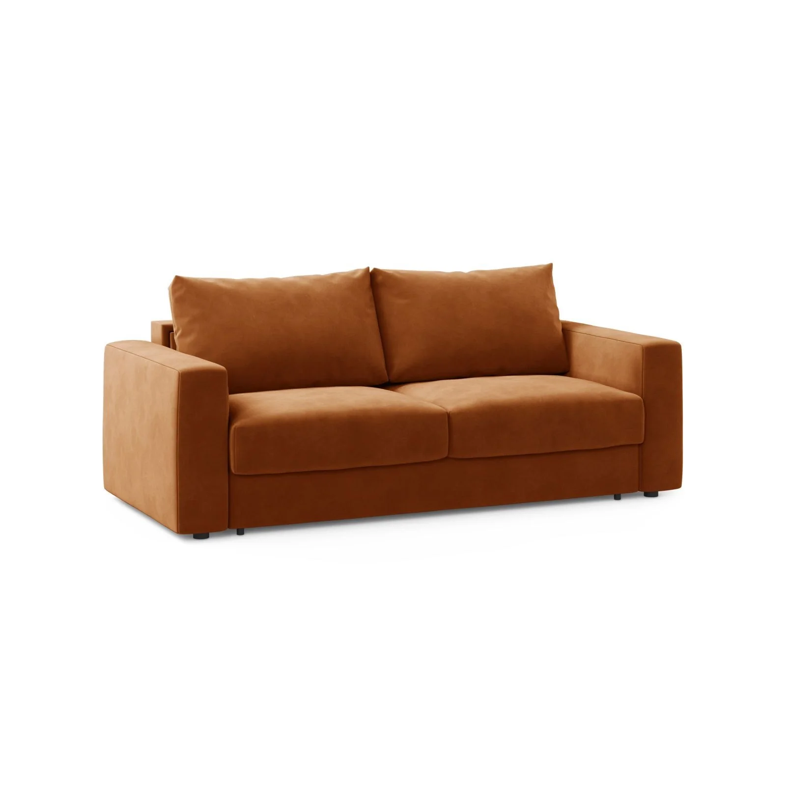 Grena 3-Sitzer Sofa mit Schlaffunktion, ausklappbar, aus Samt oder Strukturstoff, 205x100 cm - Image 45