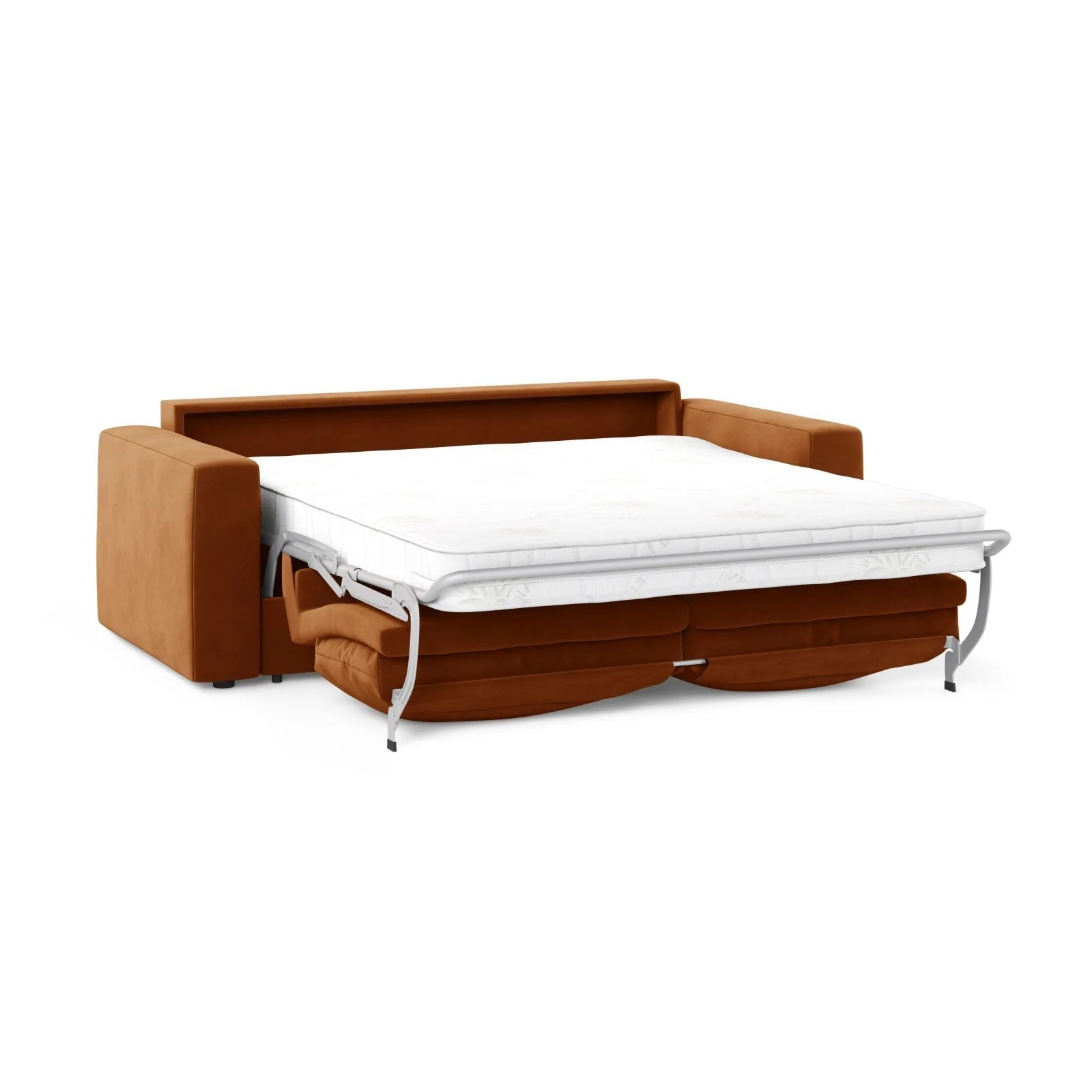 Grena 3-Sitzer Sofa mit Schlaffunktion, ausklappbar, aus Samt oder Strukturstoff, 205x100 cm - Image 46