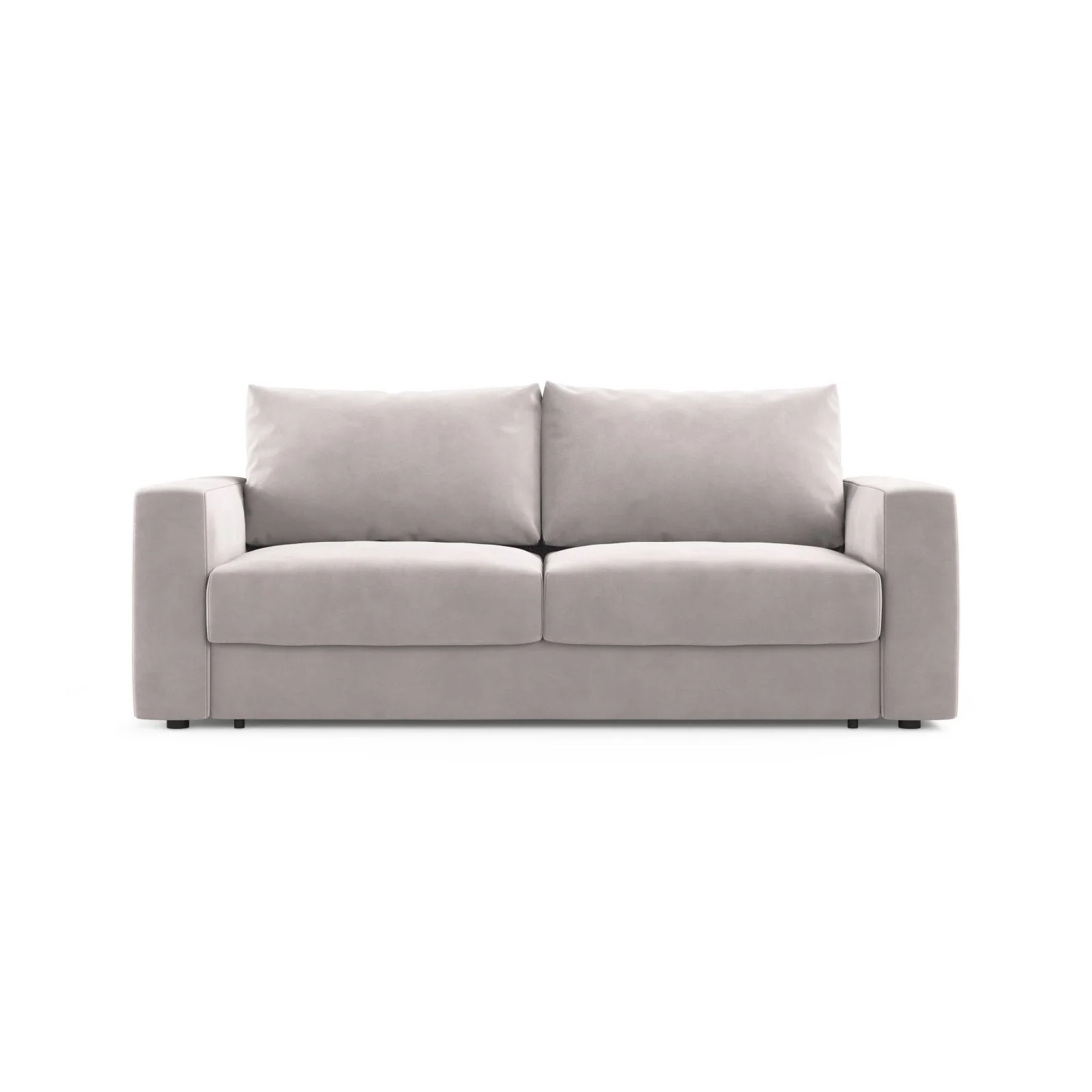 Grena 3-Sitzer Sofa mit Schlaffunktion, ausklappbar, aus Samt oder Strukturstoff, 205x100 cm - Image 49