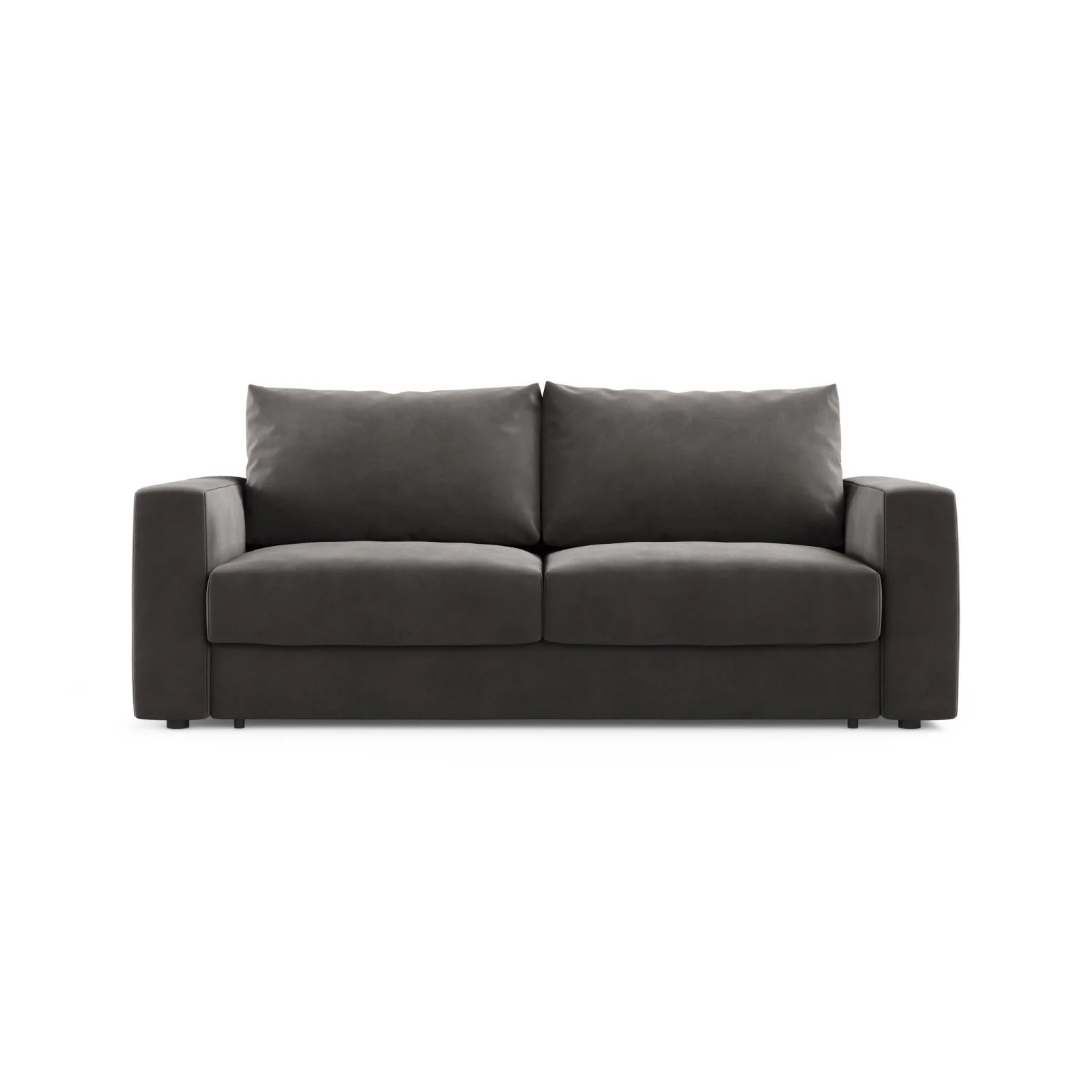 Grena 3-Sitzer Sofa mit Schlaffunktion, ausklappbar, aus Samt oder Strukturstoff, 205x100 cm - Image 55