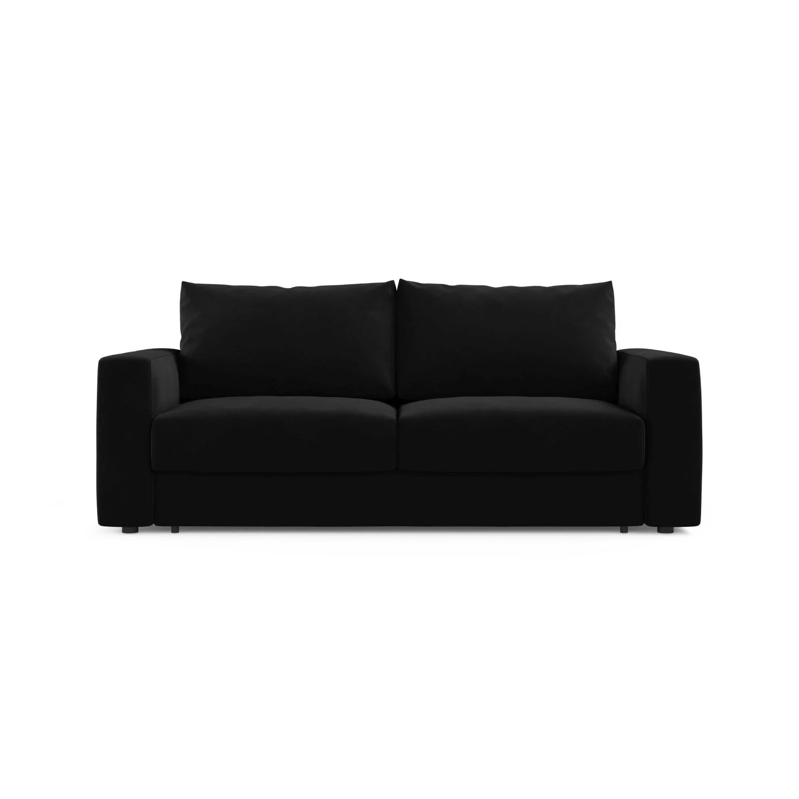 Grena 3-Sitzer Sofa mit Schlaffunktion, ausklappbar, aus Samt oder Strukturstoff, 205x100 cm - Image 7