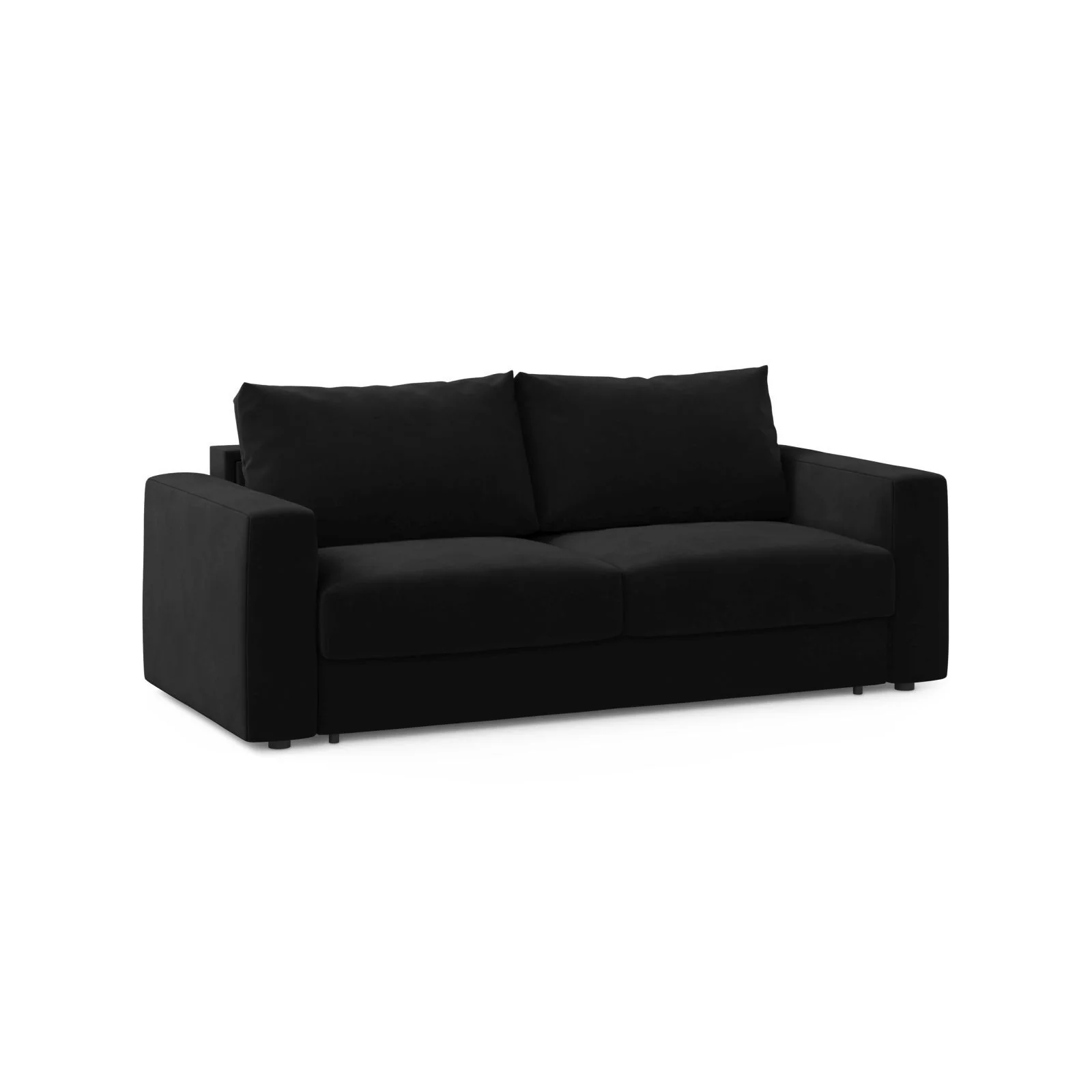 Grena 3-Sitzer Sofa mit Schlaffunktion, ausklappbar, aus Samt oder Strukturstoff, 205x100 cm - Image 9