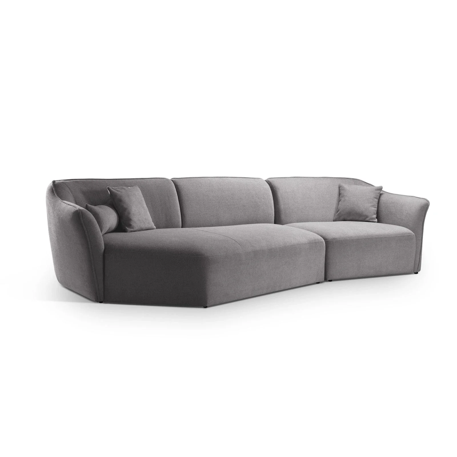 Hailey 5-Sitzer Ecksofa, Linke Seite, aus Boucle, 292x138 cm - Image 19
