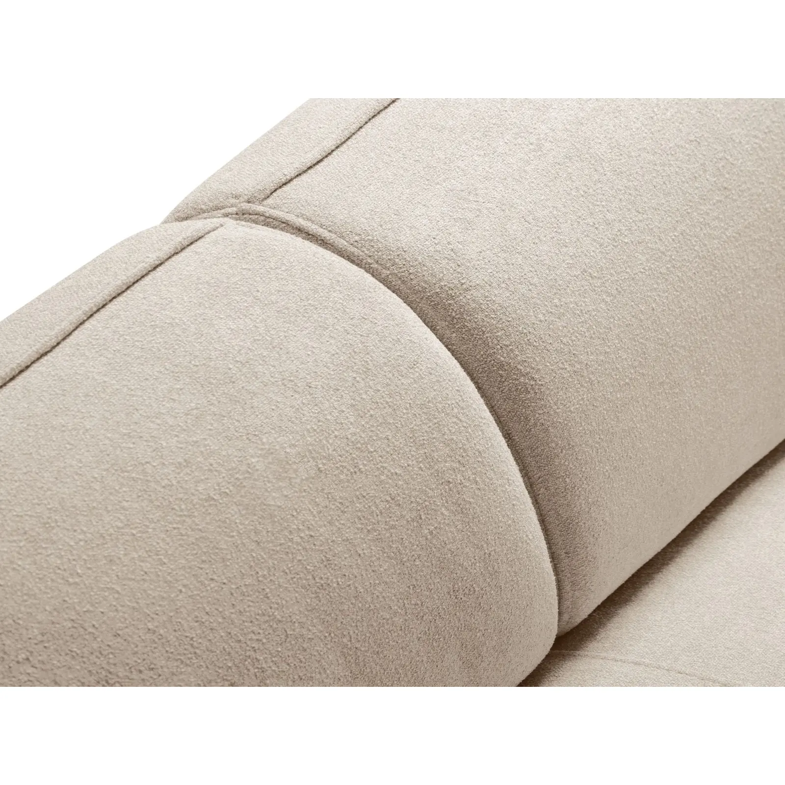 Hailey 5-Sitzer Ecksofa, Rechte Seite, aus Boucle, 292x138 cm - Image 16