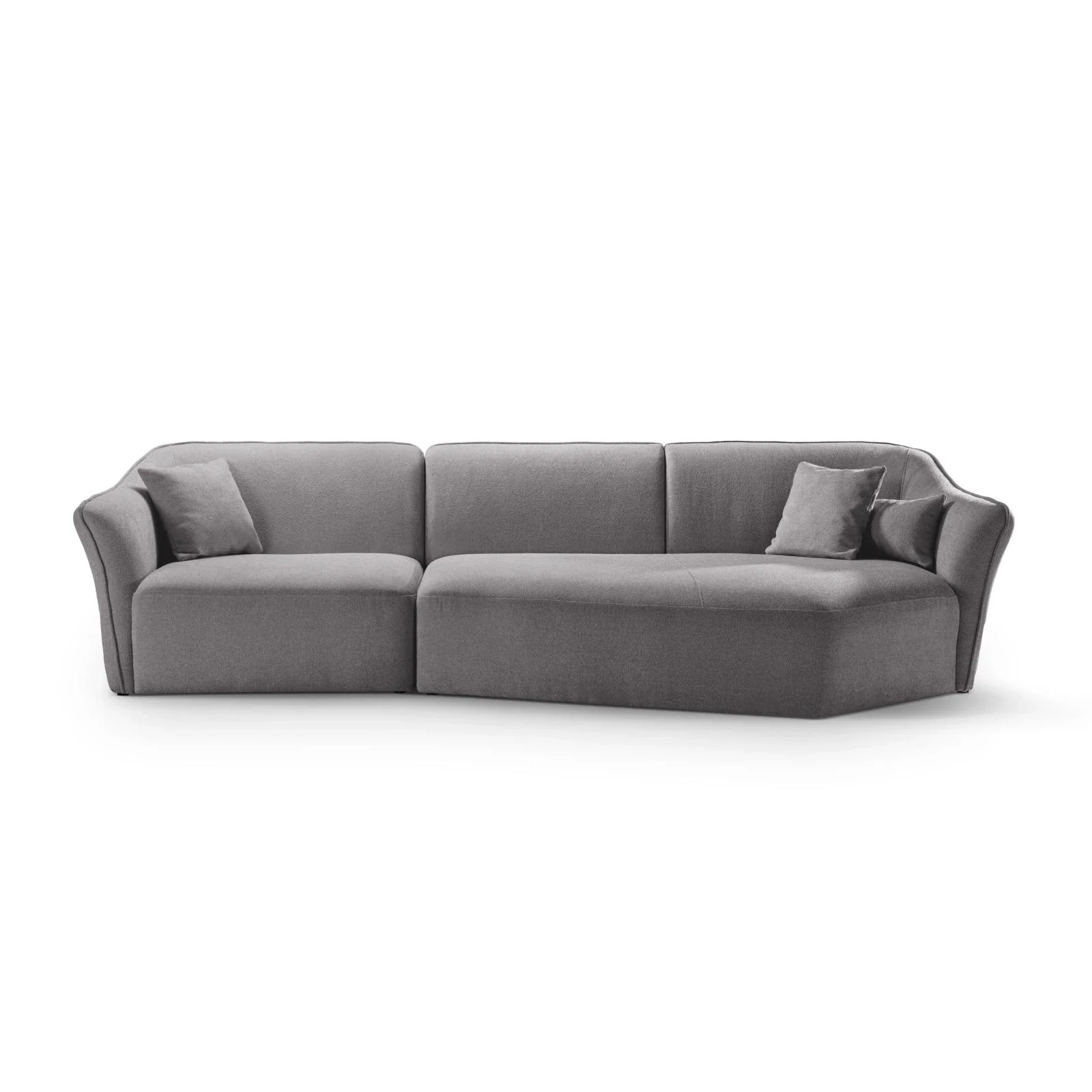Hailey 5-Sitzer Ecksofa, Rechte Seite, aus Boucle, 292x138 cm - Image 17
