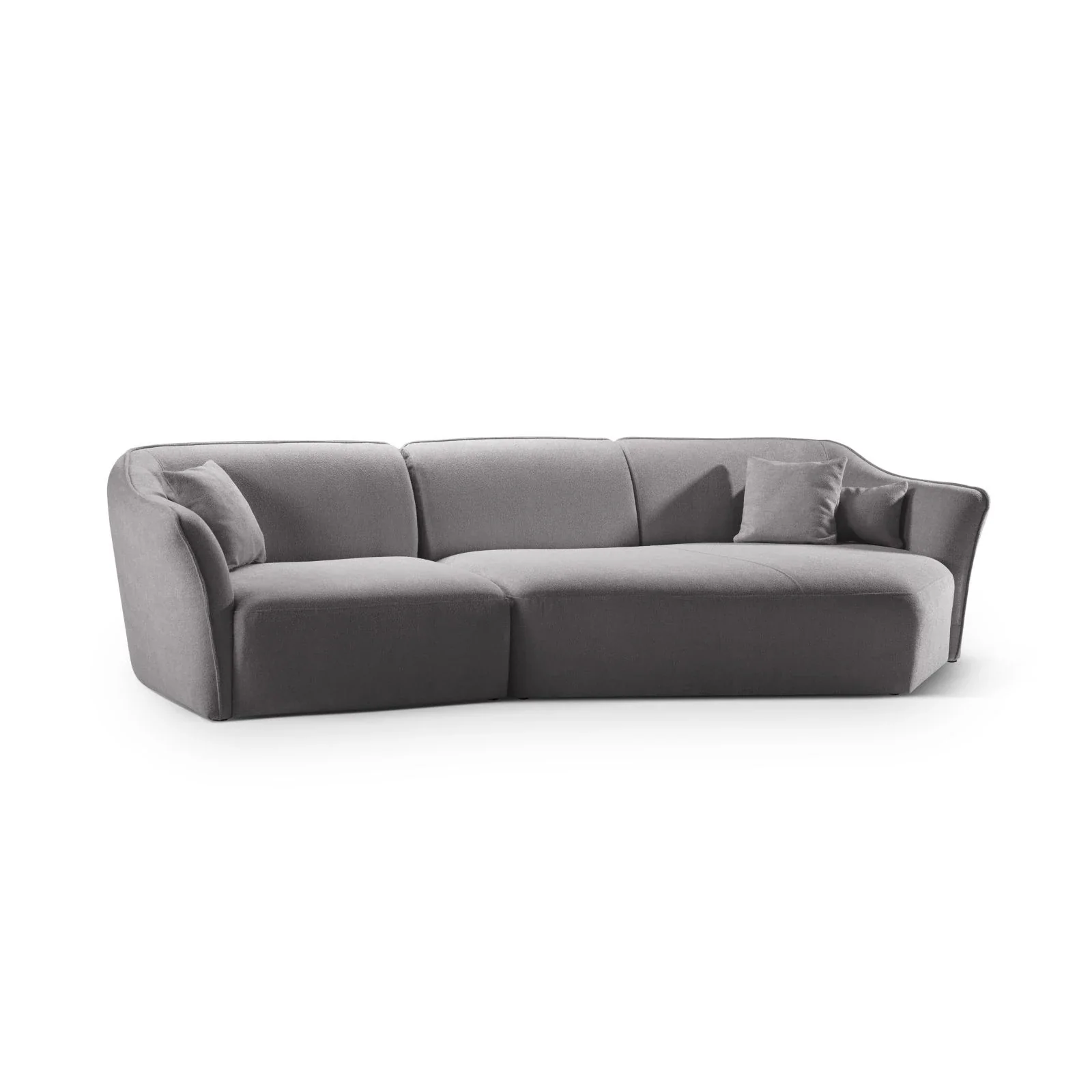 Hailey 5-Sitzer Ecksofa, Rechte Seite, aus Boucle, 292x138 cm - Image 18