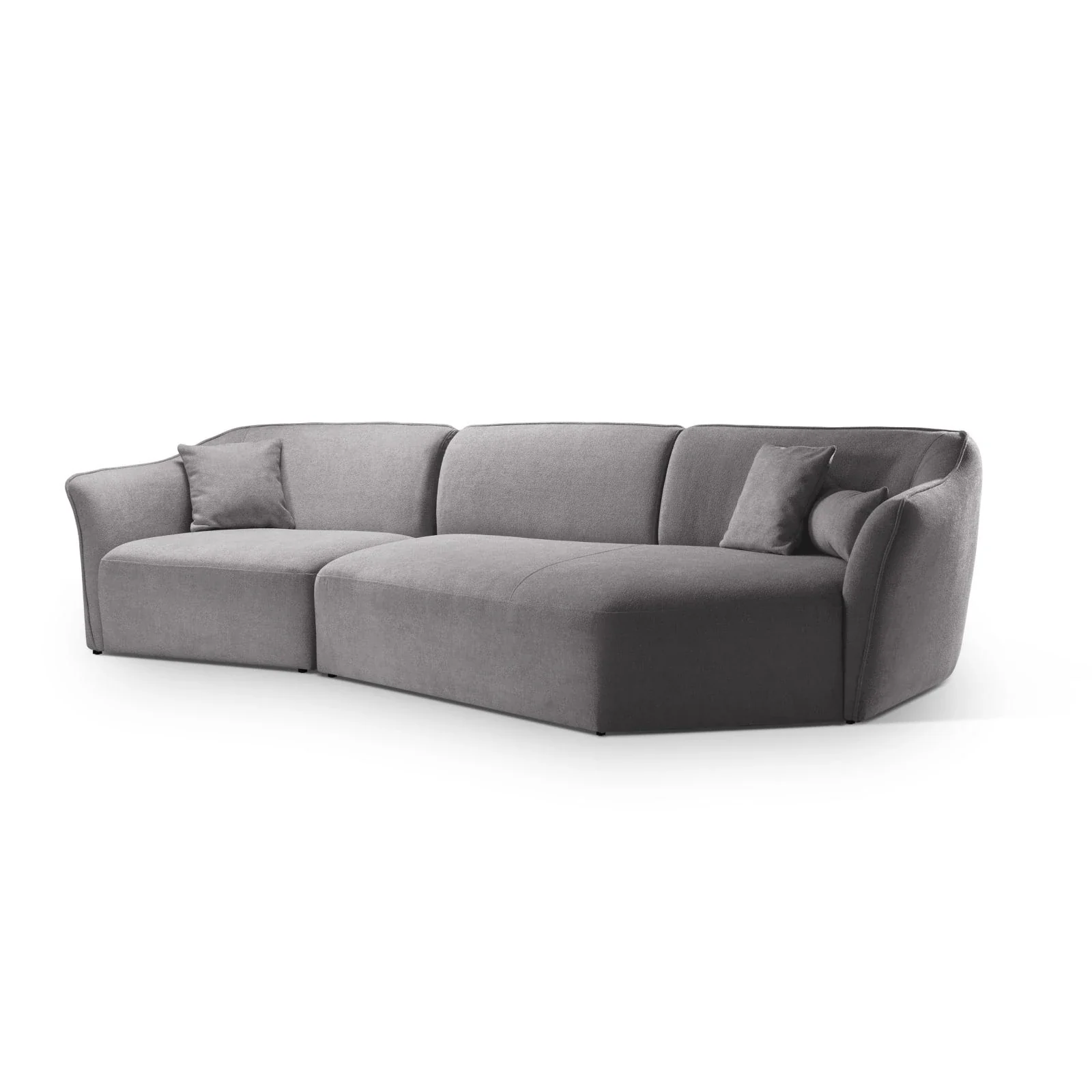 Hailey 5-Sitzer Ecksofa, Rechte Seite, aus Boucle, 292x138 cm - Image 19