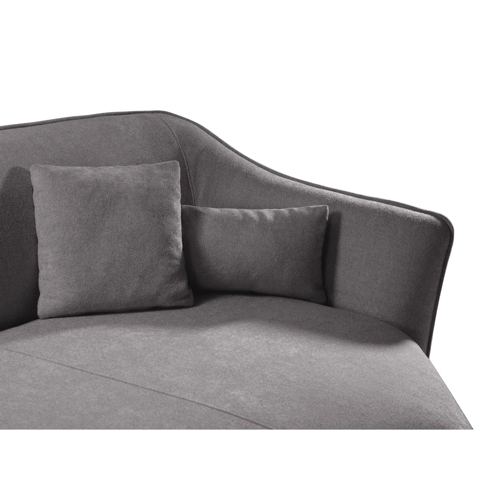 Hailey 5-Sitzer Ecksofa, Rechte Seite, aus Boucle, 292x138 cm - Image 23
