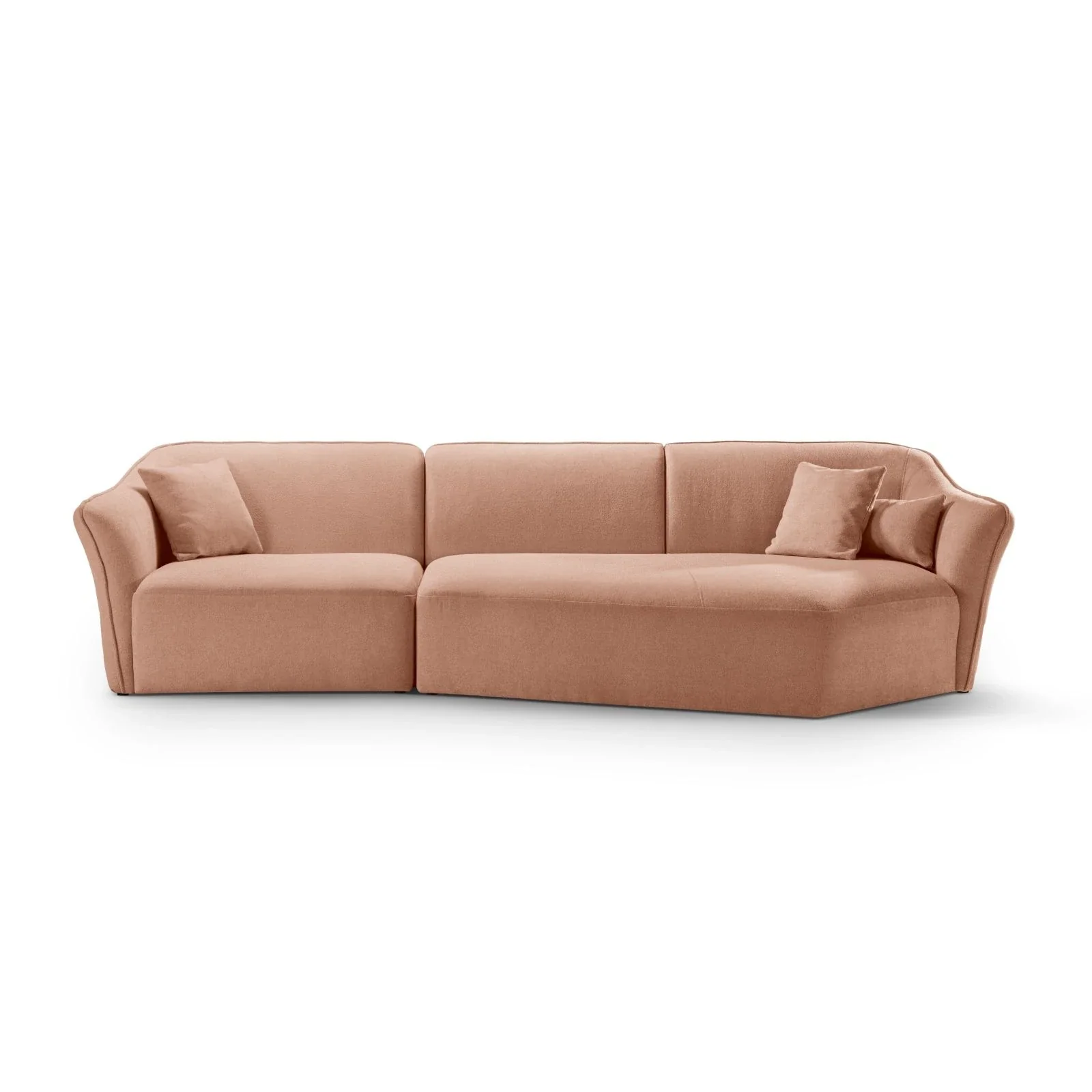 Hailey 5-Sitzer Ecksofa, Rechte Seite, aus Boucle, 292x138 cm - Image 33