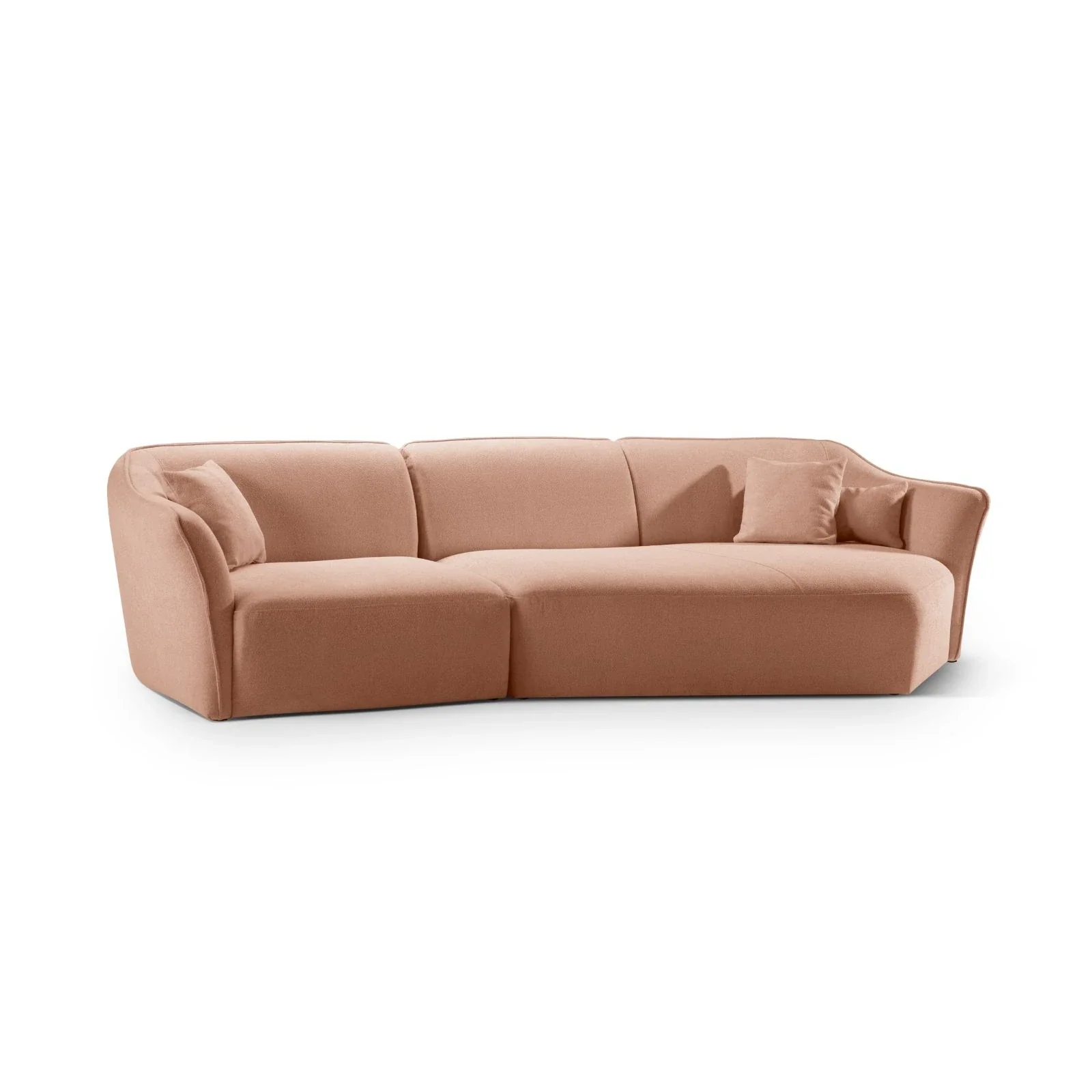 Hailey 5-Sitzer Ecksofa, Rechte Seite, aus Boucle, 292x138 cm - Image 34