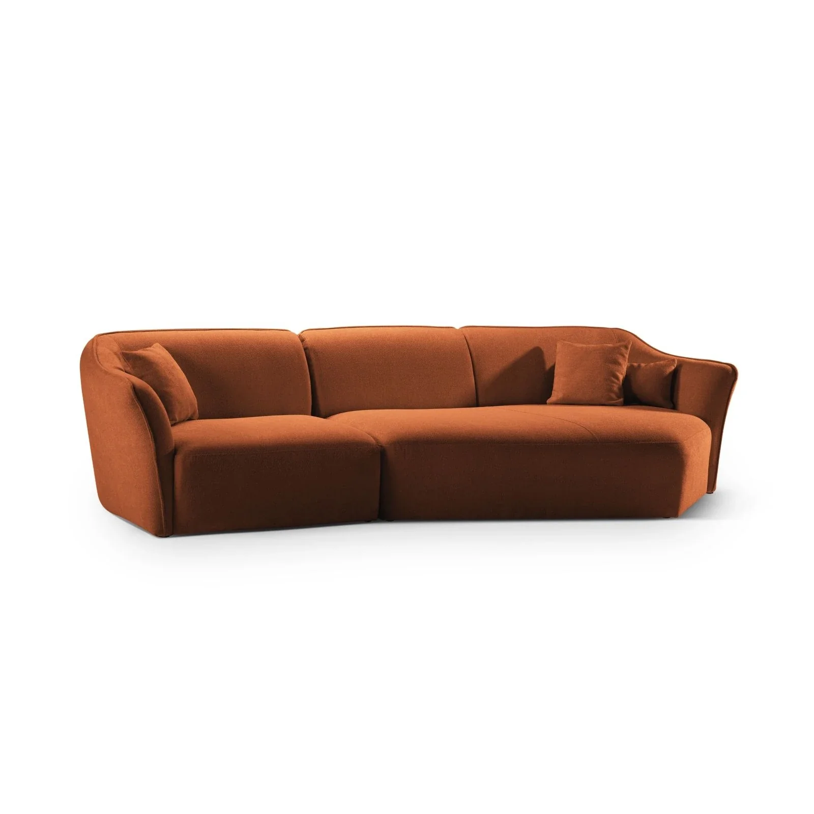 Hailey 5-Sitzer Ecksofa, Rechte Seite, aus Boucle, 292x138 cm - Image 42