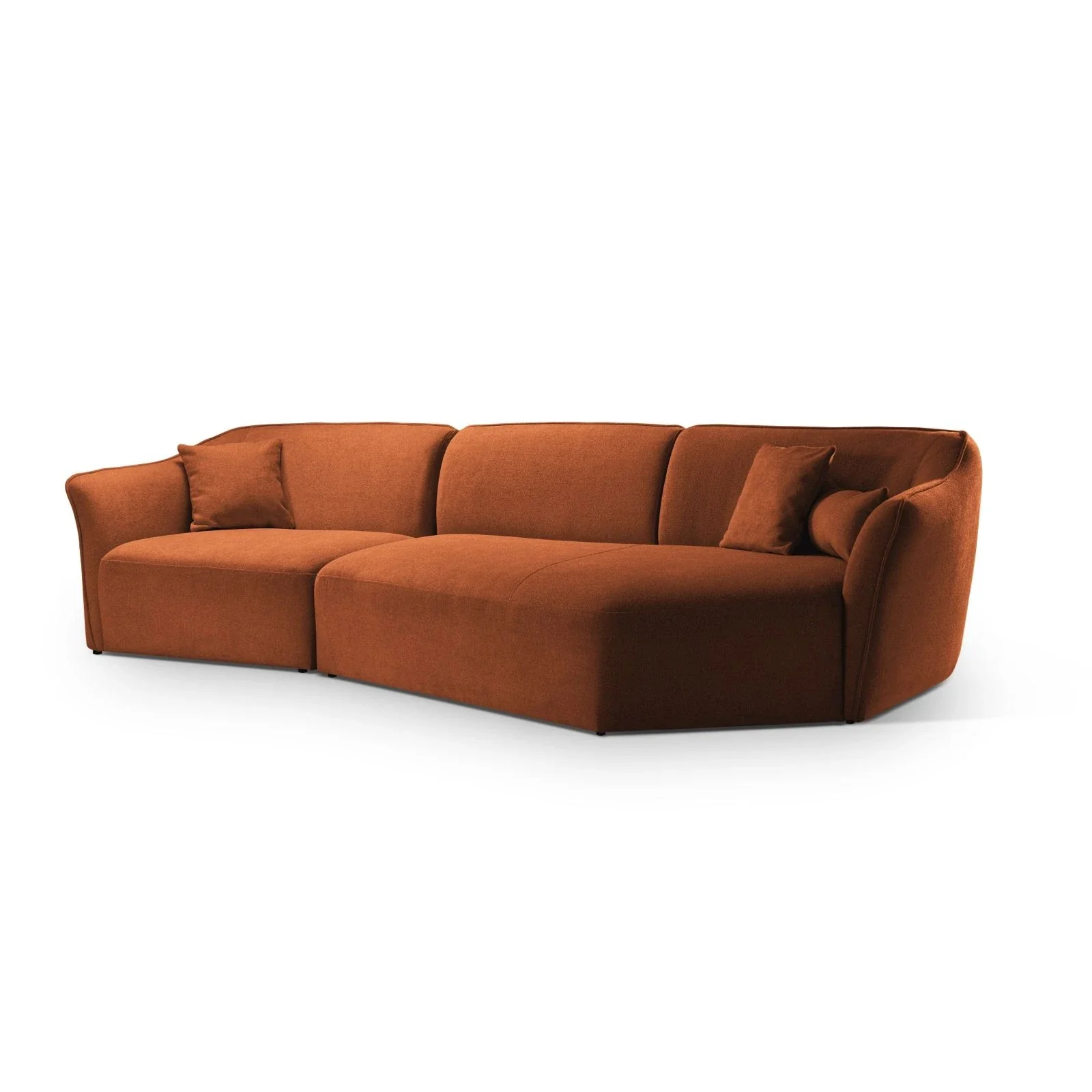 Hailey 5-Sitzer Ecksofa, Rechte Seite, aus Boucle, 292x138 cm - Image 43