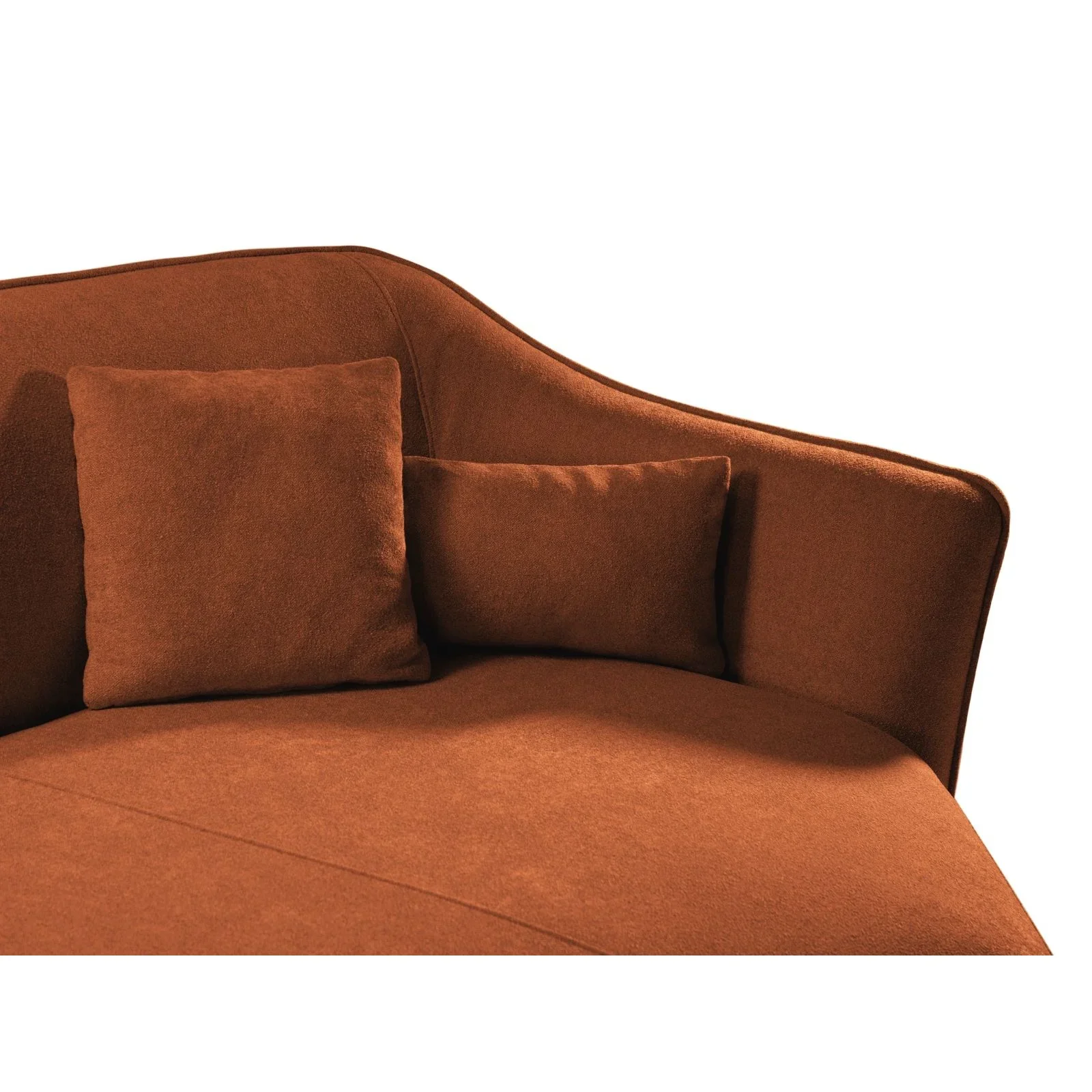 Hailey 5-Sitzer Ecksofa, Rechte Seite, aus Boucle, 292x138 cm - Image 47