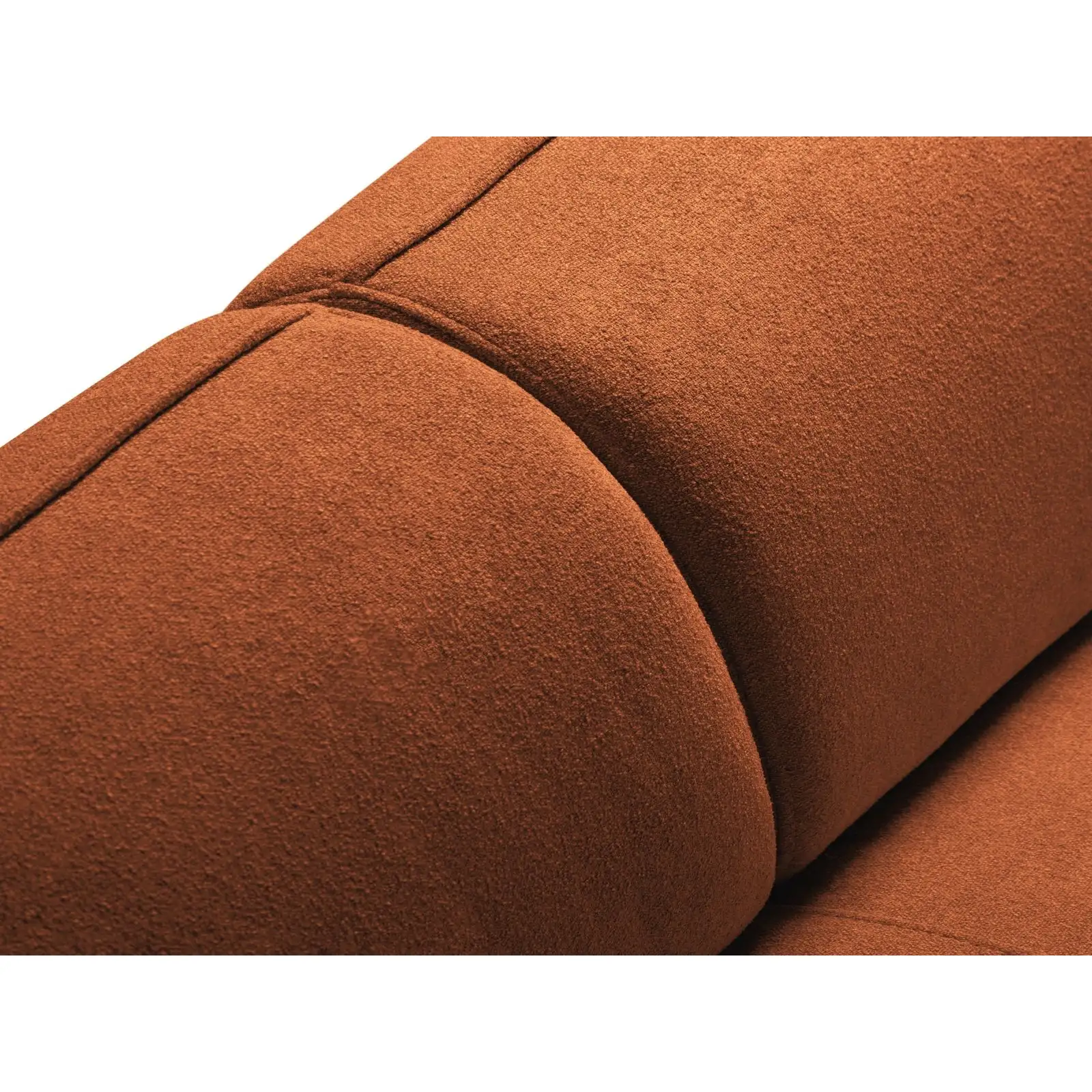 Hailey 5-Sitzer Ecksofa, Rechte Seite, aus Boucle, 292x138 cm - Image 48