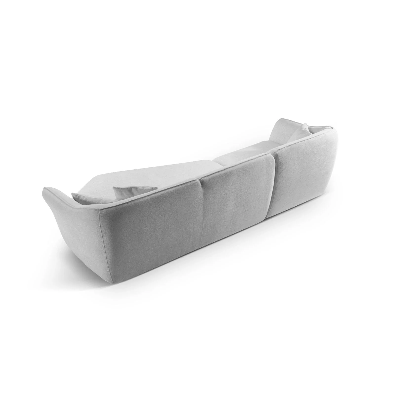 Hailey 5-Sitzer Ecksofa, Rechte Seite, aus Boucle, 292x138 cm - Image 5