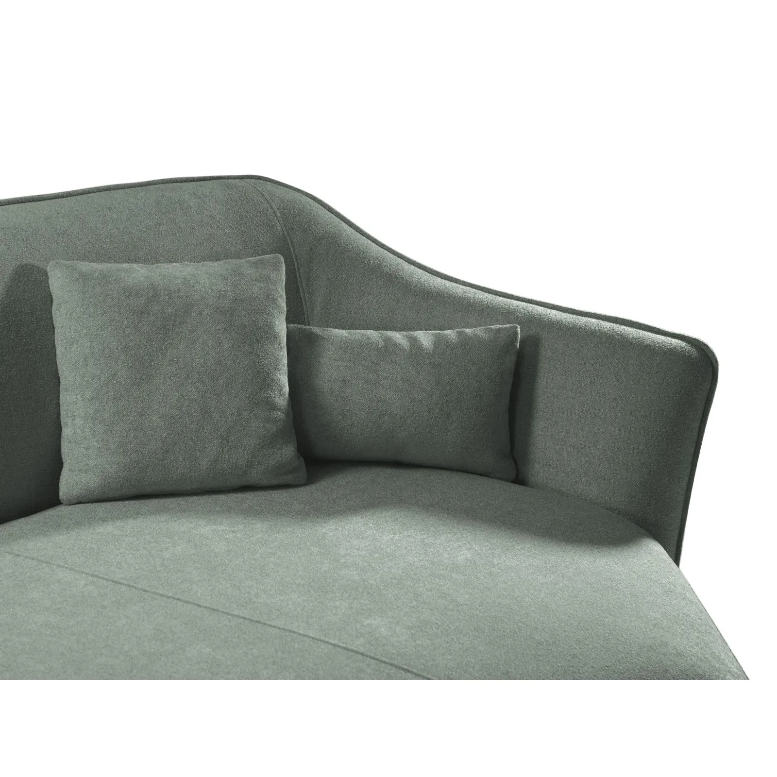 Hailey 5-Sitzer Ecksofa, Rechte Seite, aus Boucle, 292x138 cm - Image 55