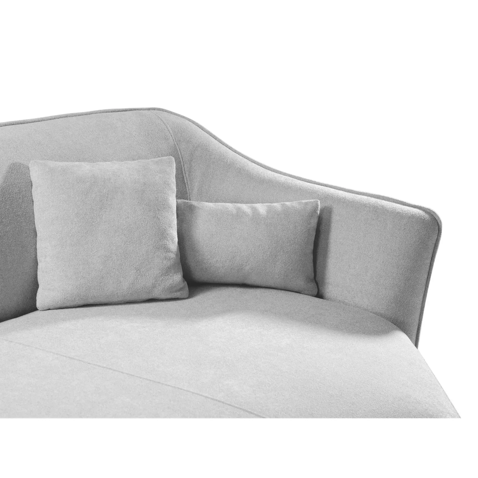 Hailey 5-Sitzer Ecksofa, Rechte Seite, aus Boucle, 292x138 cm - Image 7