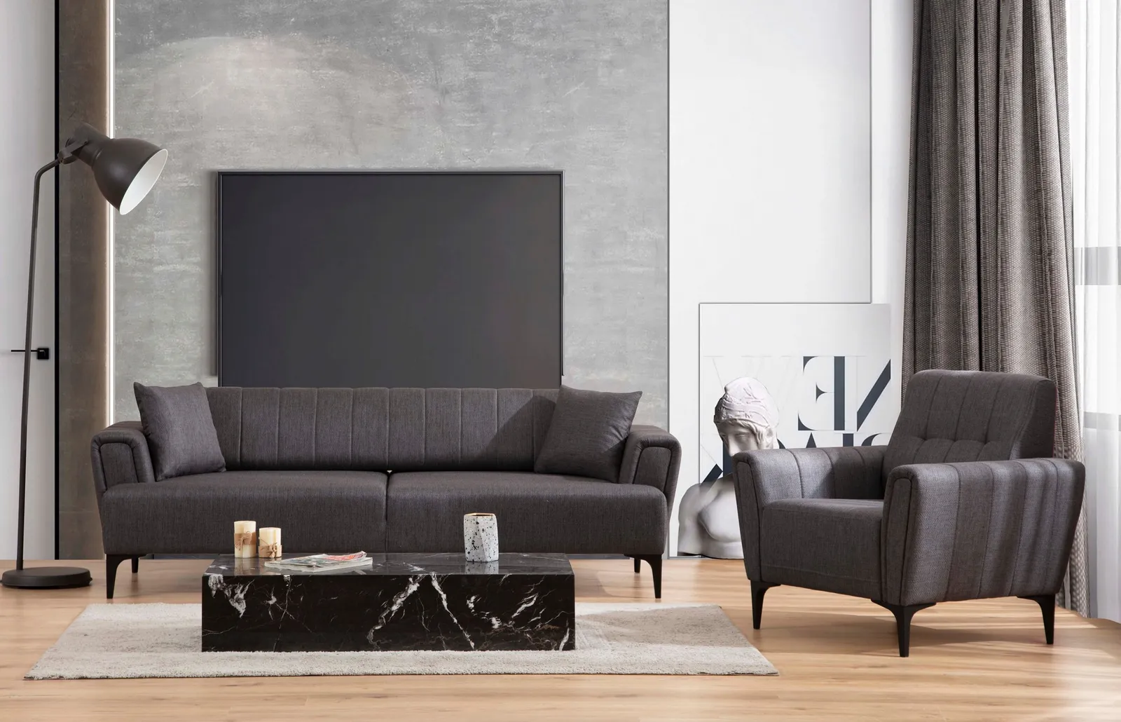 Hamlet 3-Sitzer Schlafsofa, 230x95 cm - Image 13