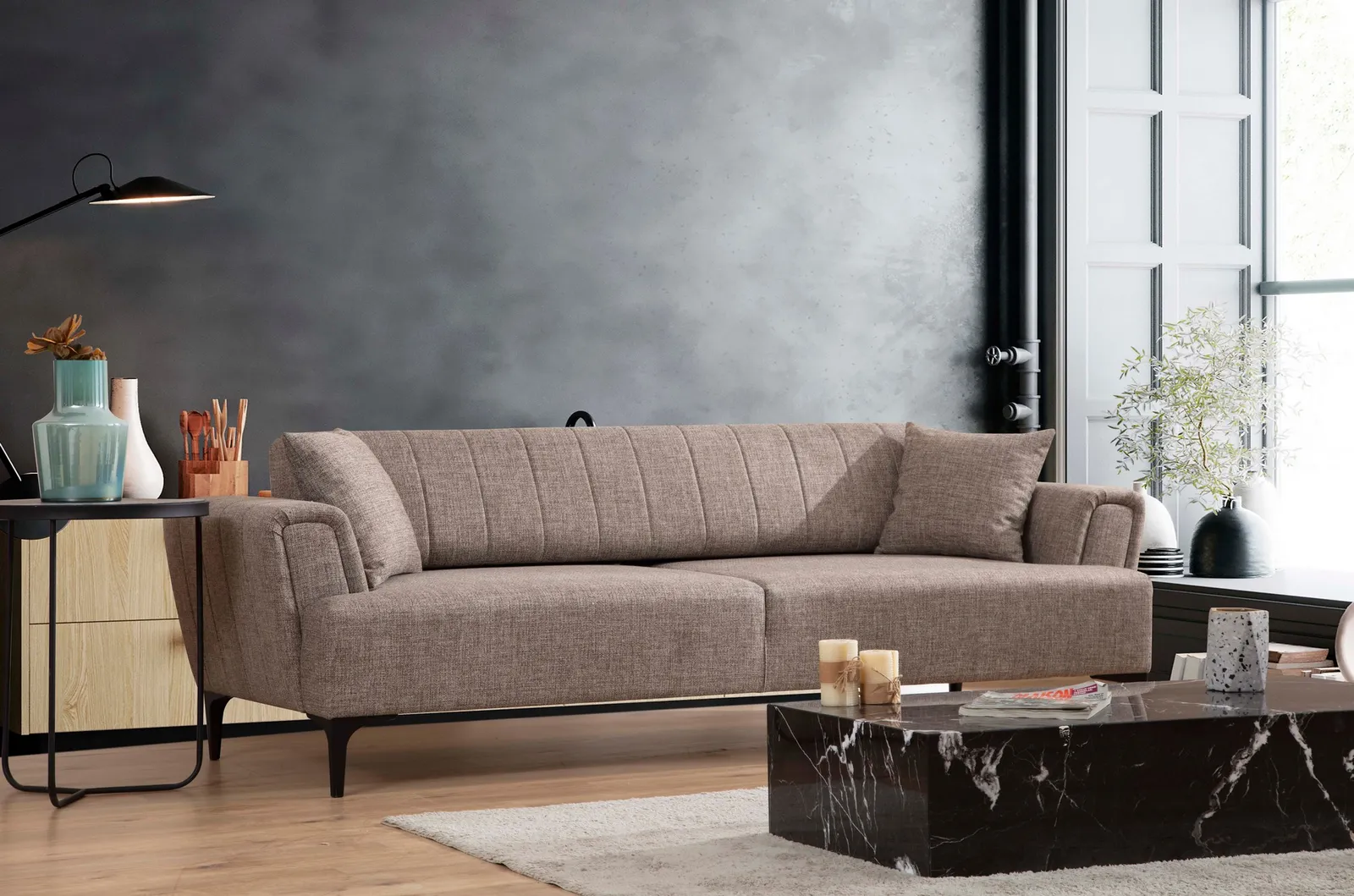 Hamlet 3-Sitzer Schlafsofa, 230x95 cm - Image 21