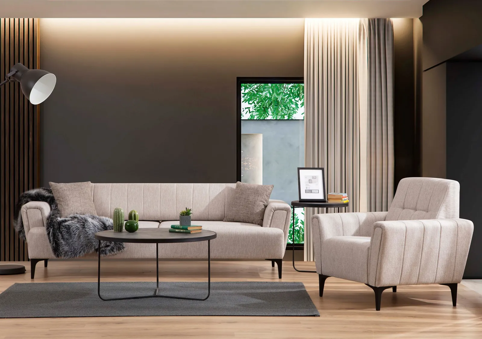Hamlet 3-Sitzer Schlafsofa, 230x95 cm - Image 3