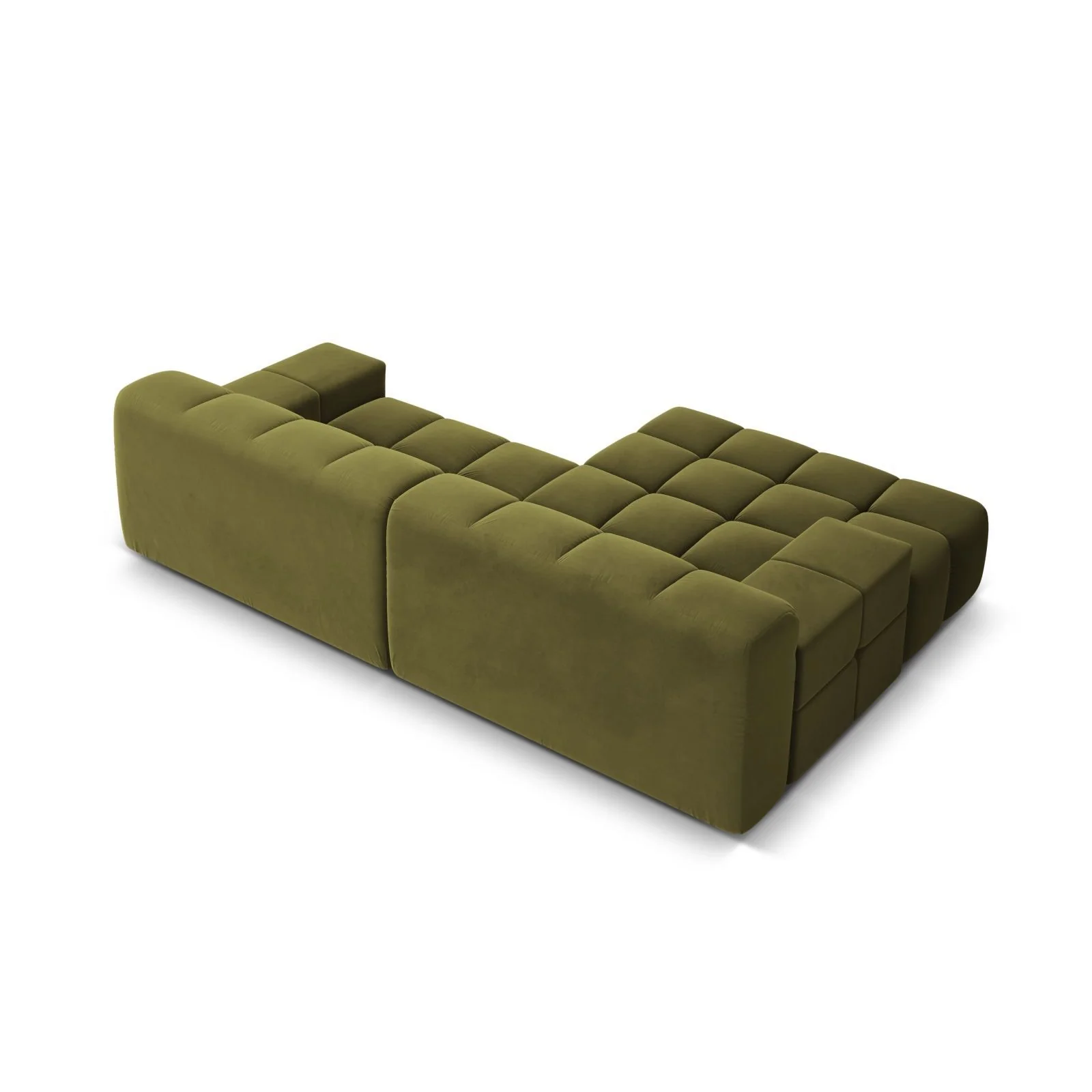 Hawaii 2-Sitzer Ecksofa, Linke Seite, aus Samt oder Strukturstoff, 240x160 cm - Image 29