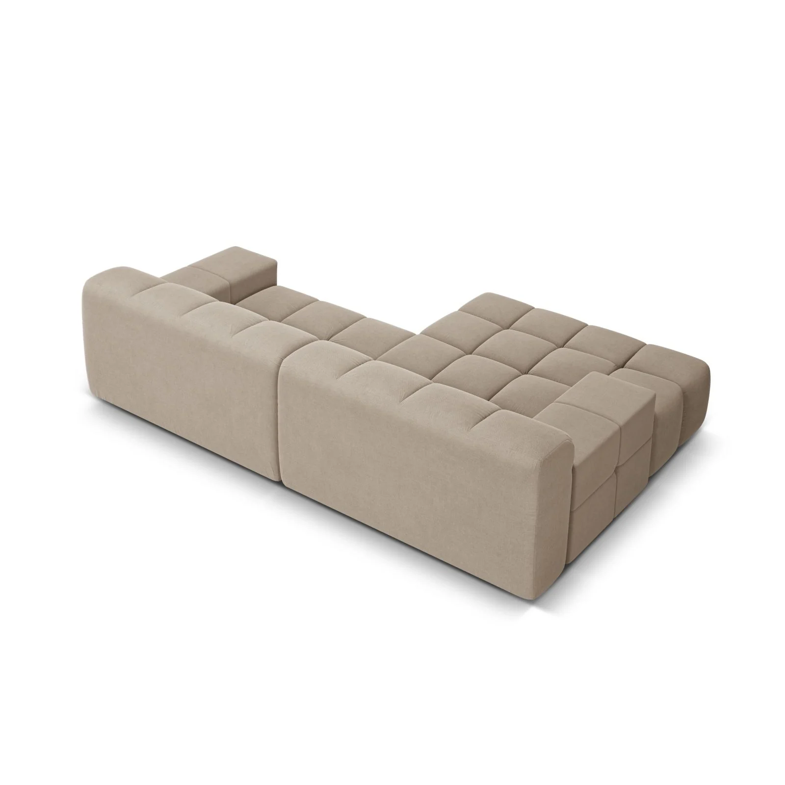Hawaii 2-Sitzer Ecksofa, Linke Seite, aus Samt oder Strukturstoff, 240x160 cm - Image 47