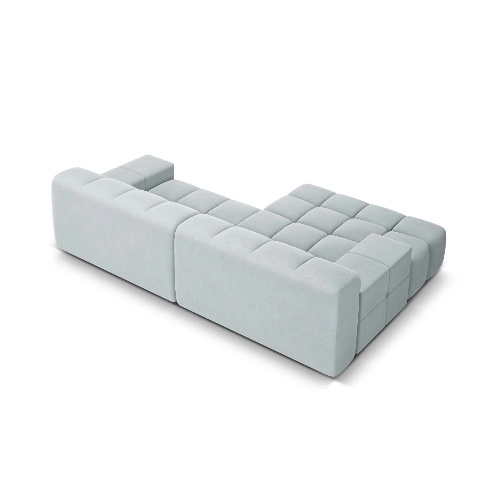 Hawaii 2-Sitzer Ecksofa, Linke Seite, aus Samt oder Strukturstoff, 240x160 cm - Image 65