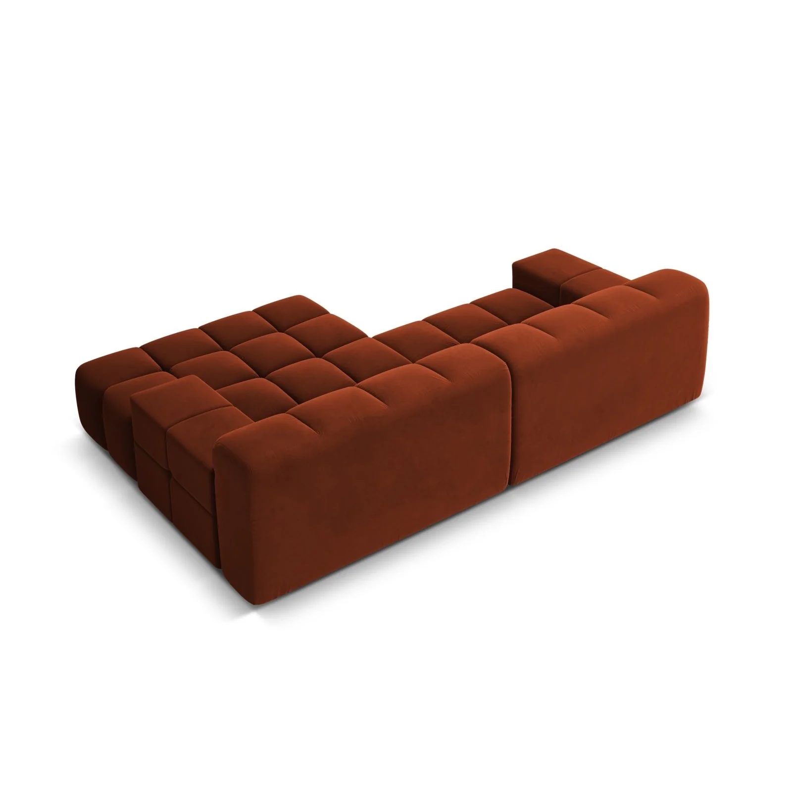 Hawaii 2-Sitzer Ecksofa, Rechte Seite, aus Samt oder Strukturstoff, 240x160 cm - Image 11