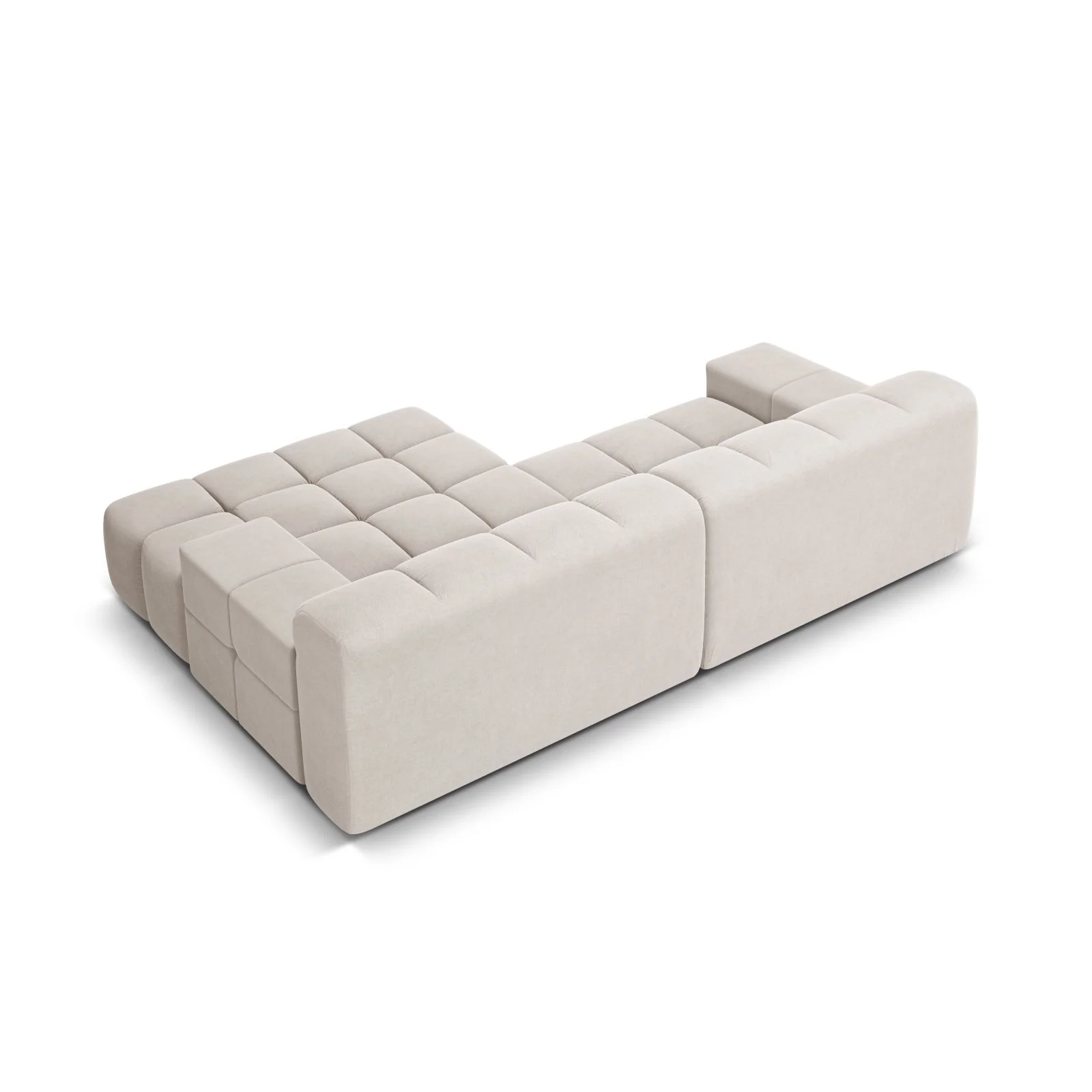 Hawaii 2-Sitzer Ecksofa, Rechte Seite, aus Samt oder Strukturstoff, 240x160 cm - Image 41
