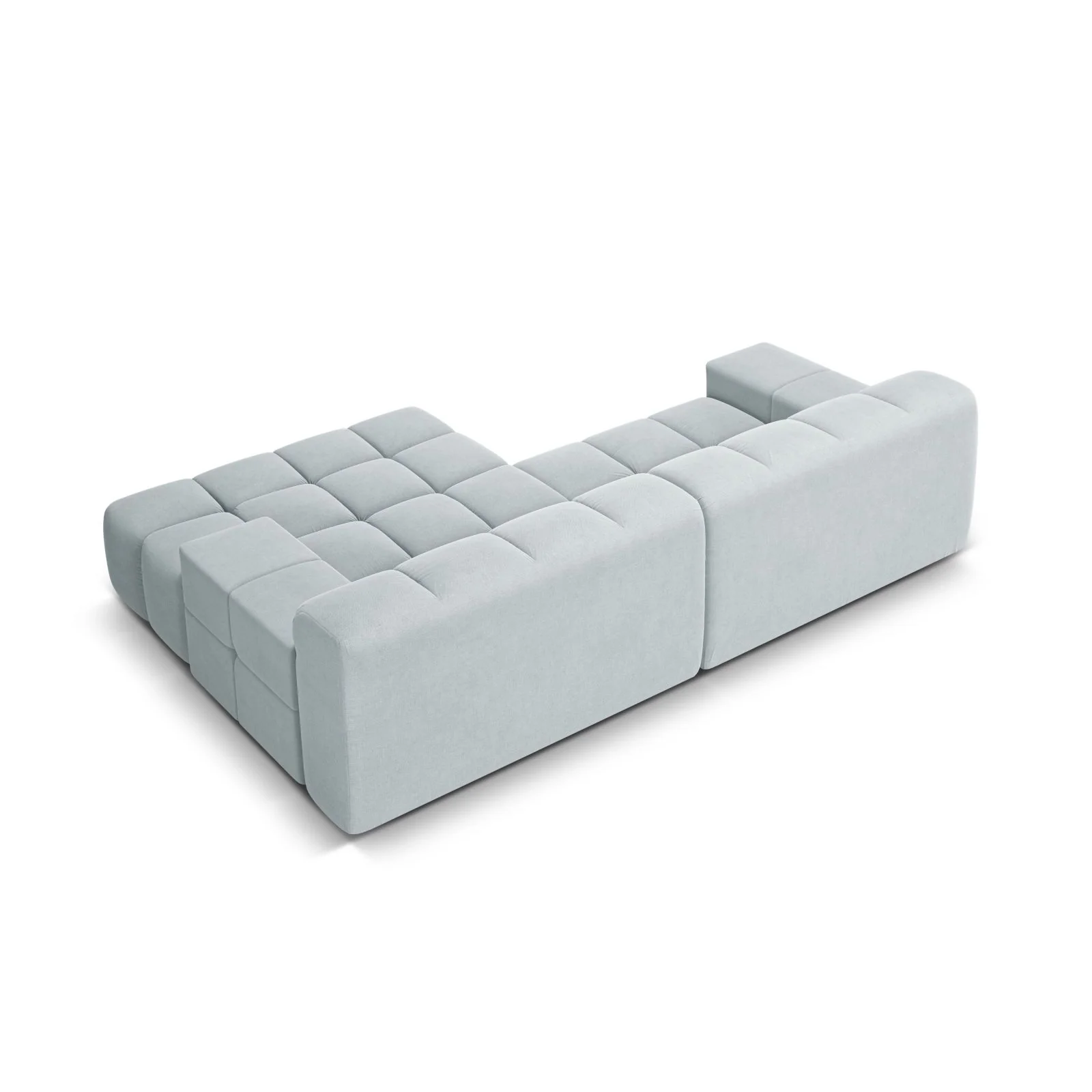 Hawaii 2-Sitzer Ecksofa, Rechte Seite, aus Samt oder Strukturstoff, 240x160 cm - Image 65