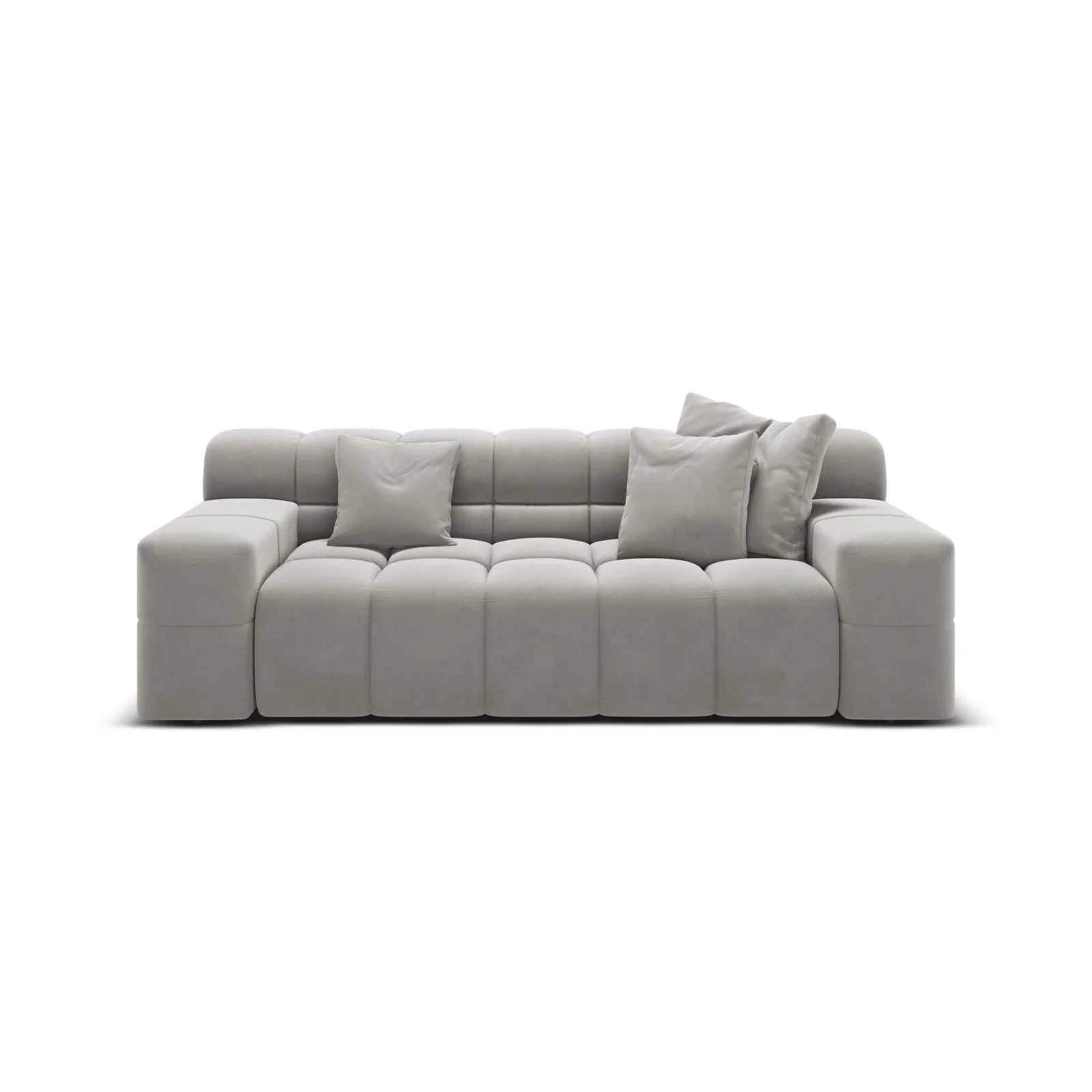 Hawaii 2-Sitzer Sofa aus Samt oder Strukturstoff, 210x100x75 cm - Image 31