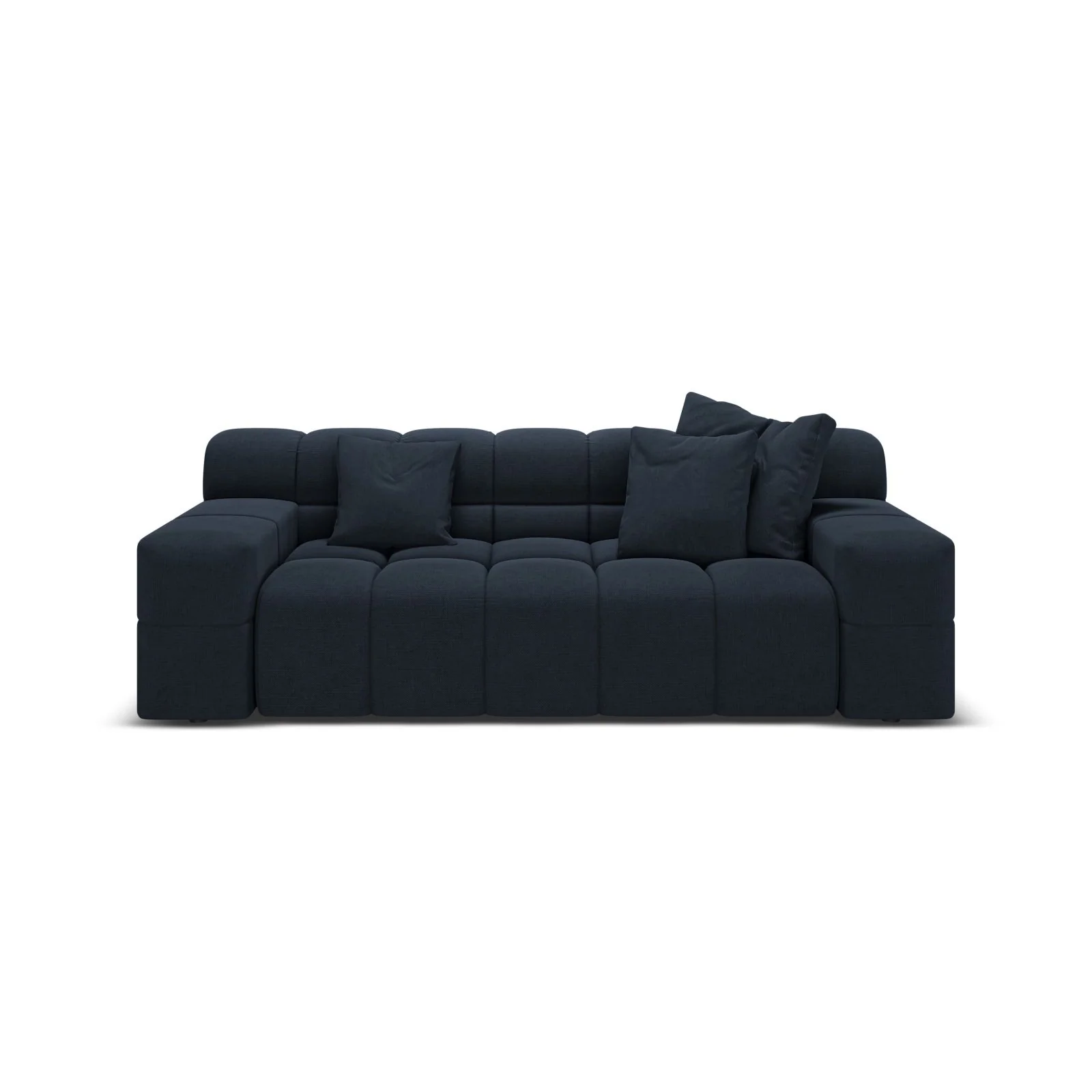 Hawaii 2-Sitzer Sofa aus Samt oder Strukturstoff, 210x100x75 cm - Image 55